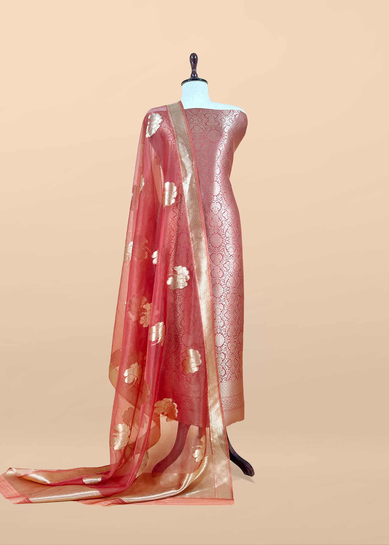 Wedding wear brocade suit