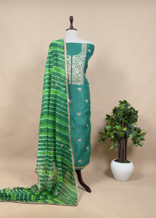 wedding wear organza suit set