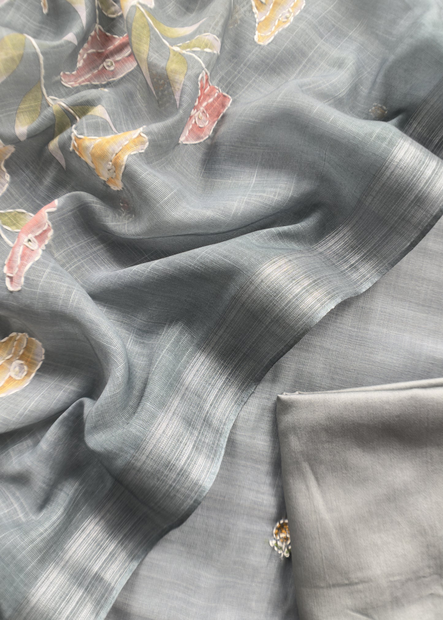 linen unstitched suit gifting for woman