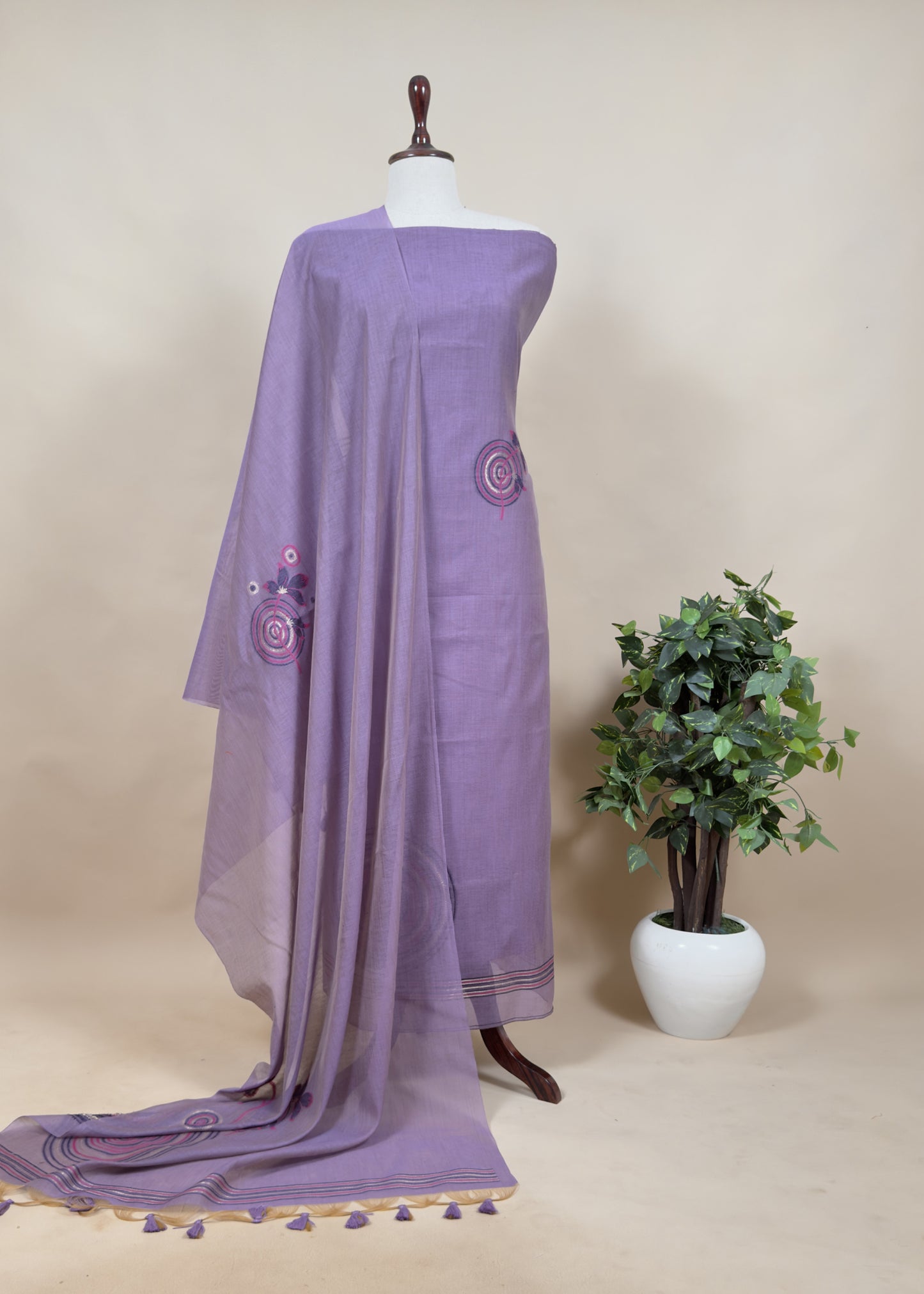 summer wear jamdani suit at the best price