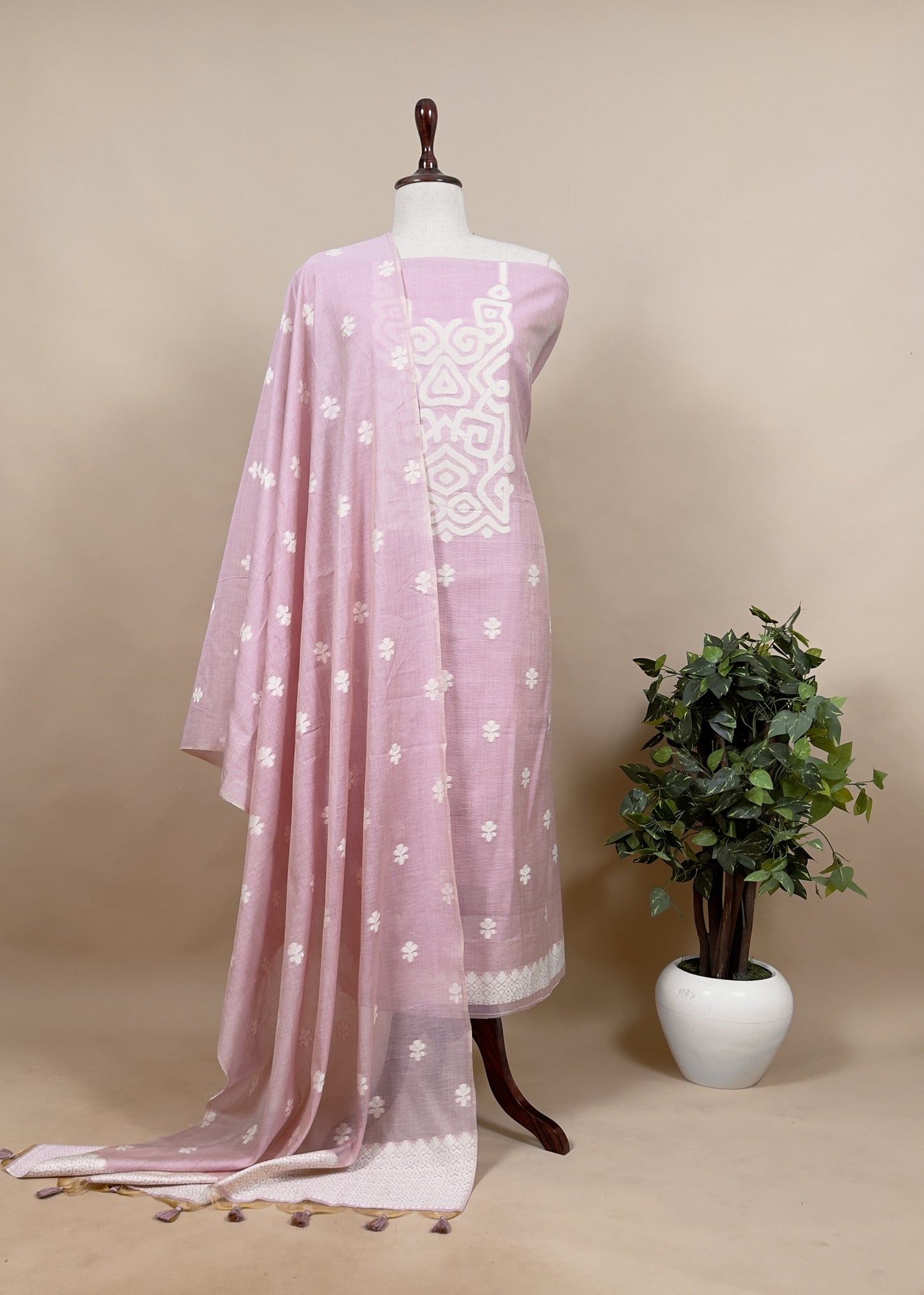 summer wear jamdani suit at the best price