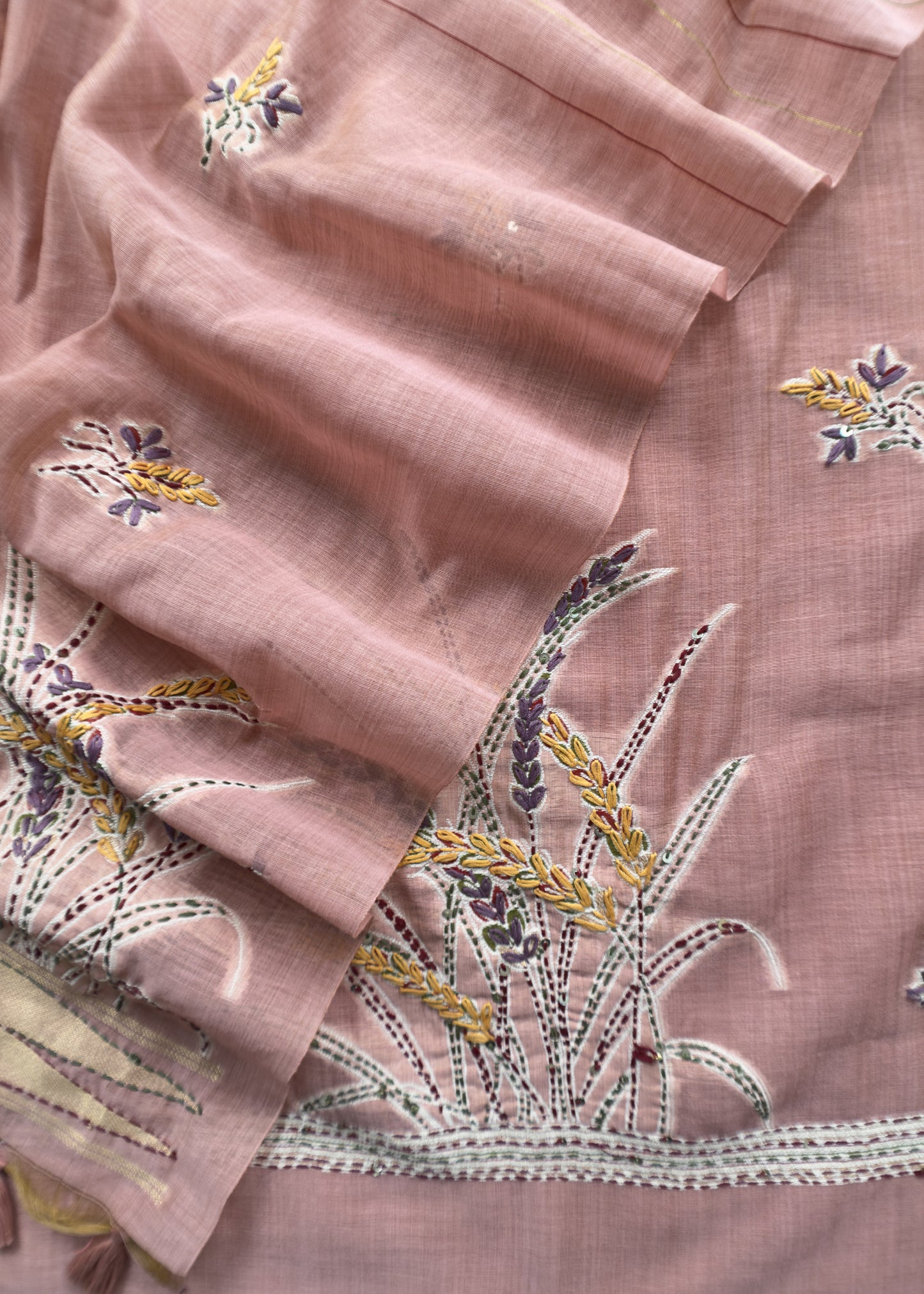 summer wear chanderi suit