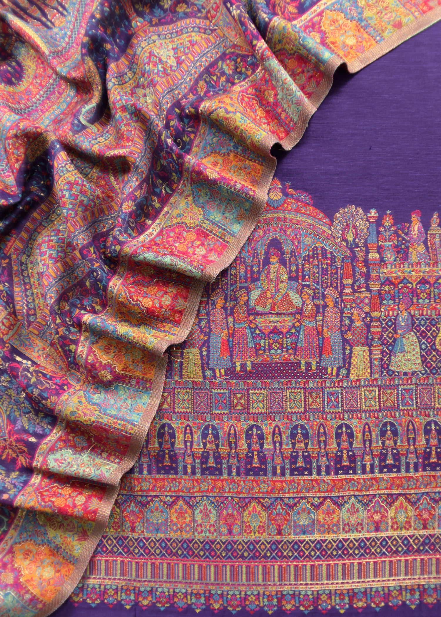 kani silk suit for bridal trousseau