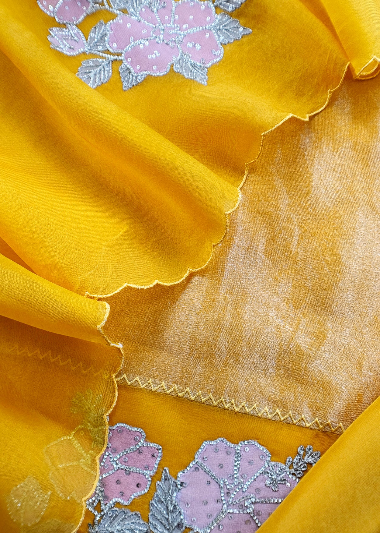 Festive wear tissue silk unstitched suit with dupatta