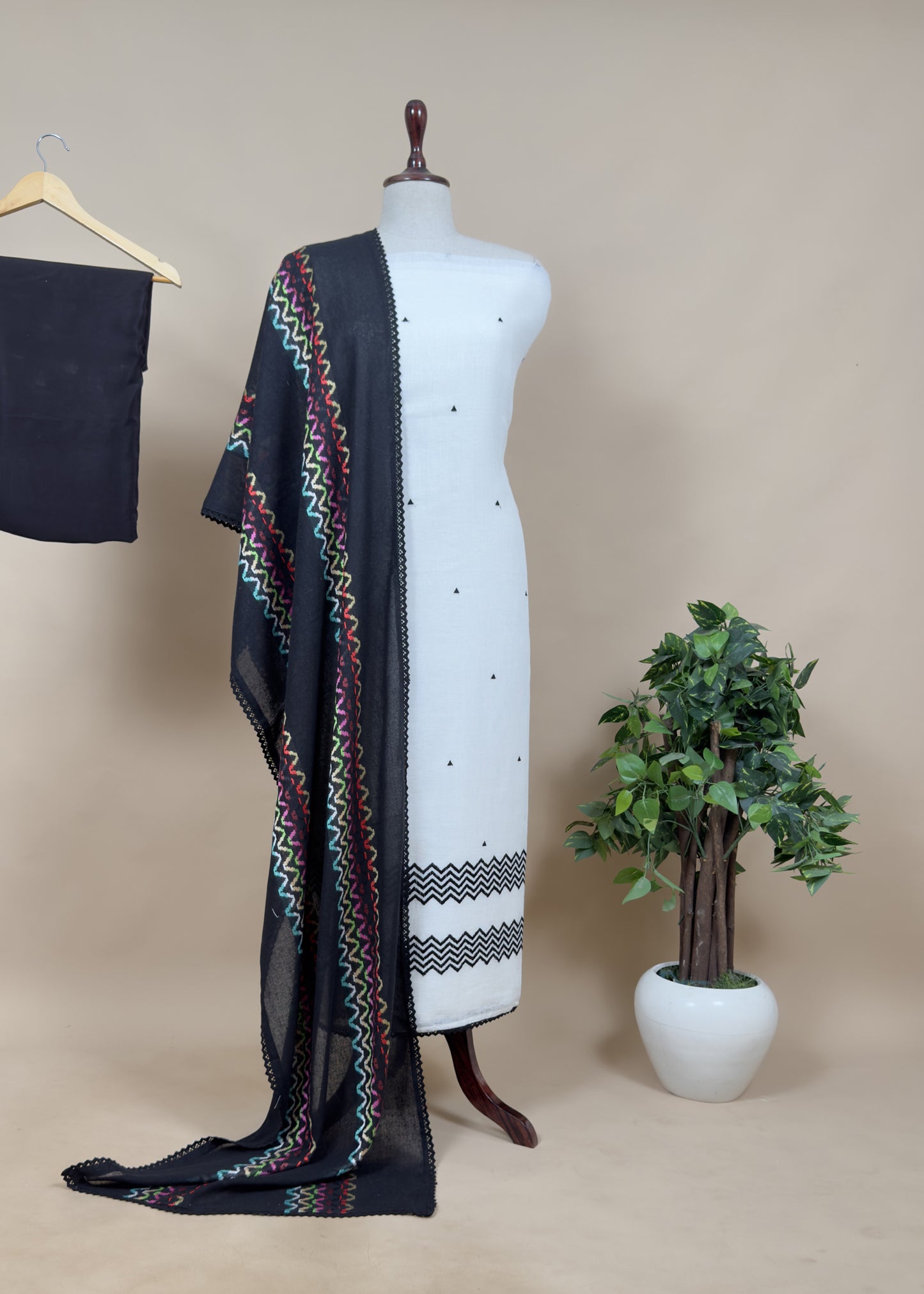 Summer wear suit pure linen fabric
