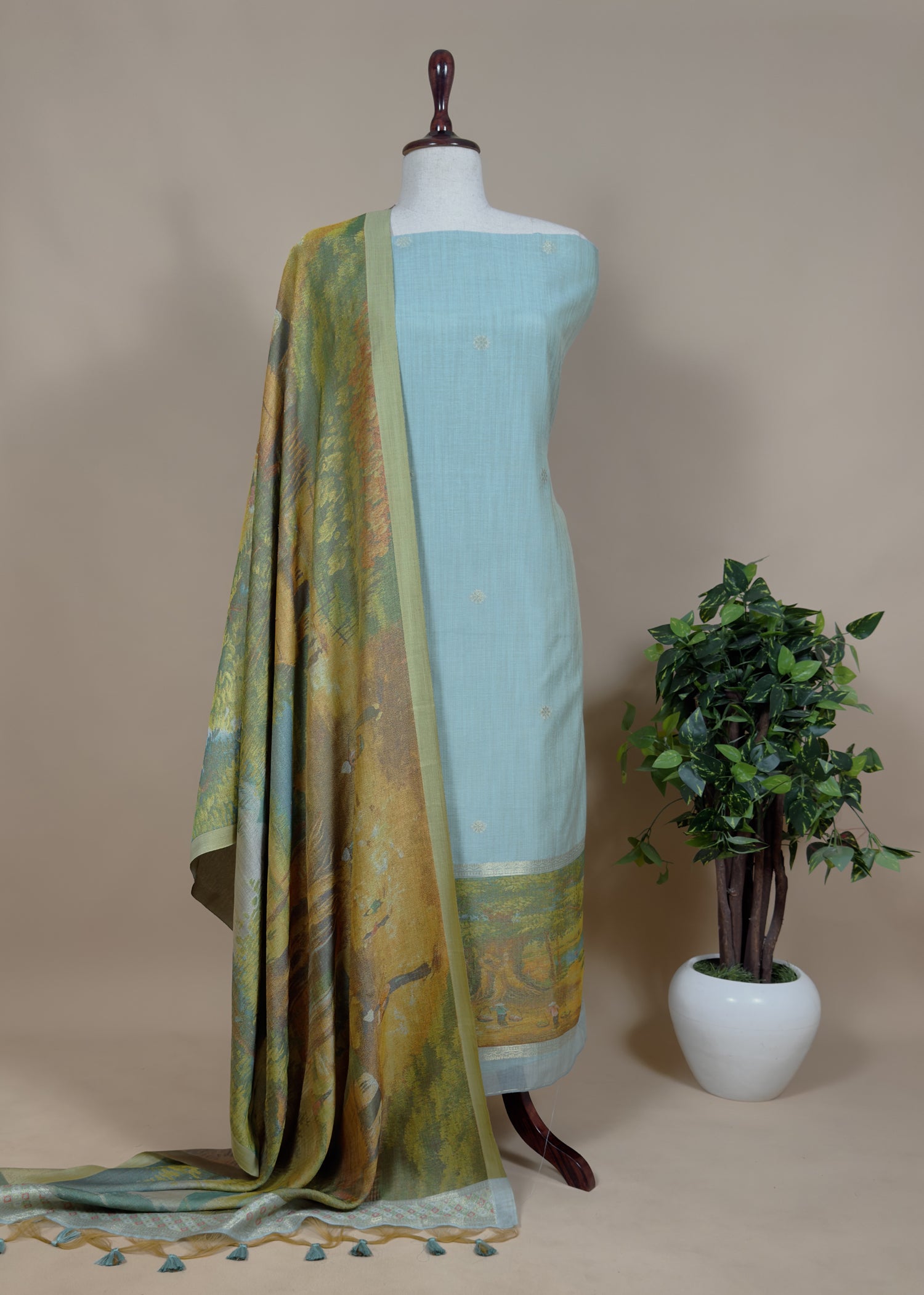 latest design jamdani suit