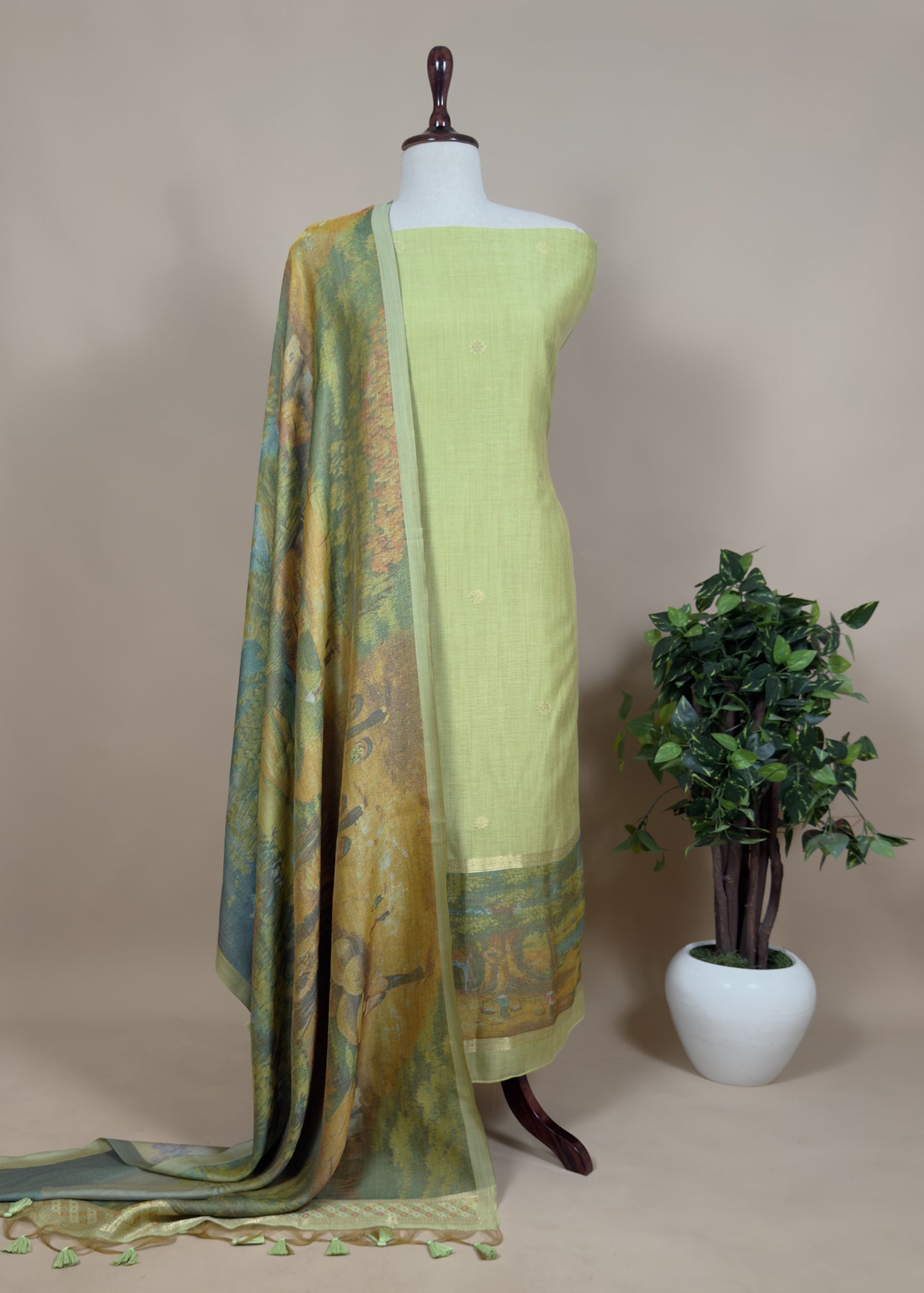 Comfort wear jamdani suit at the best price