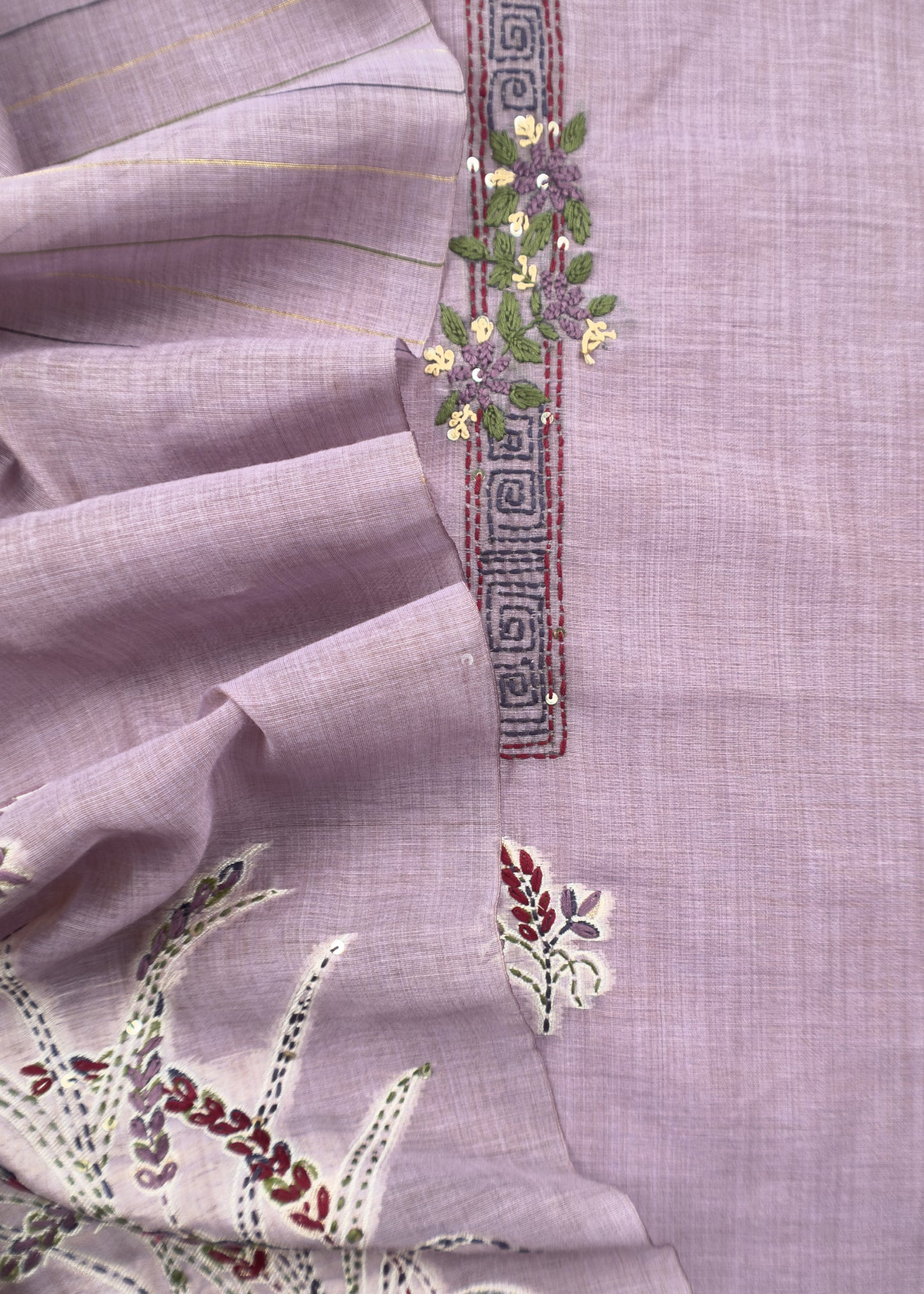 summer wear chanderi suit