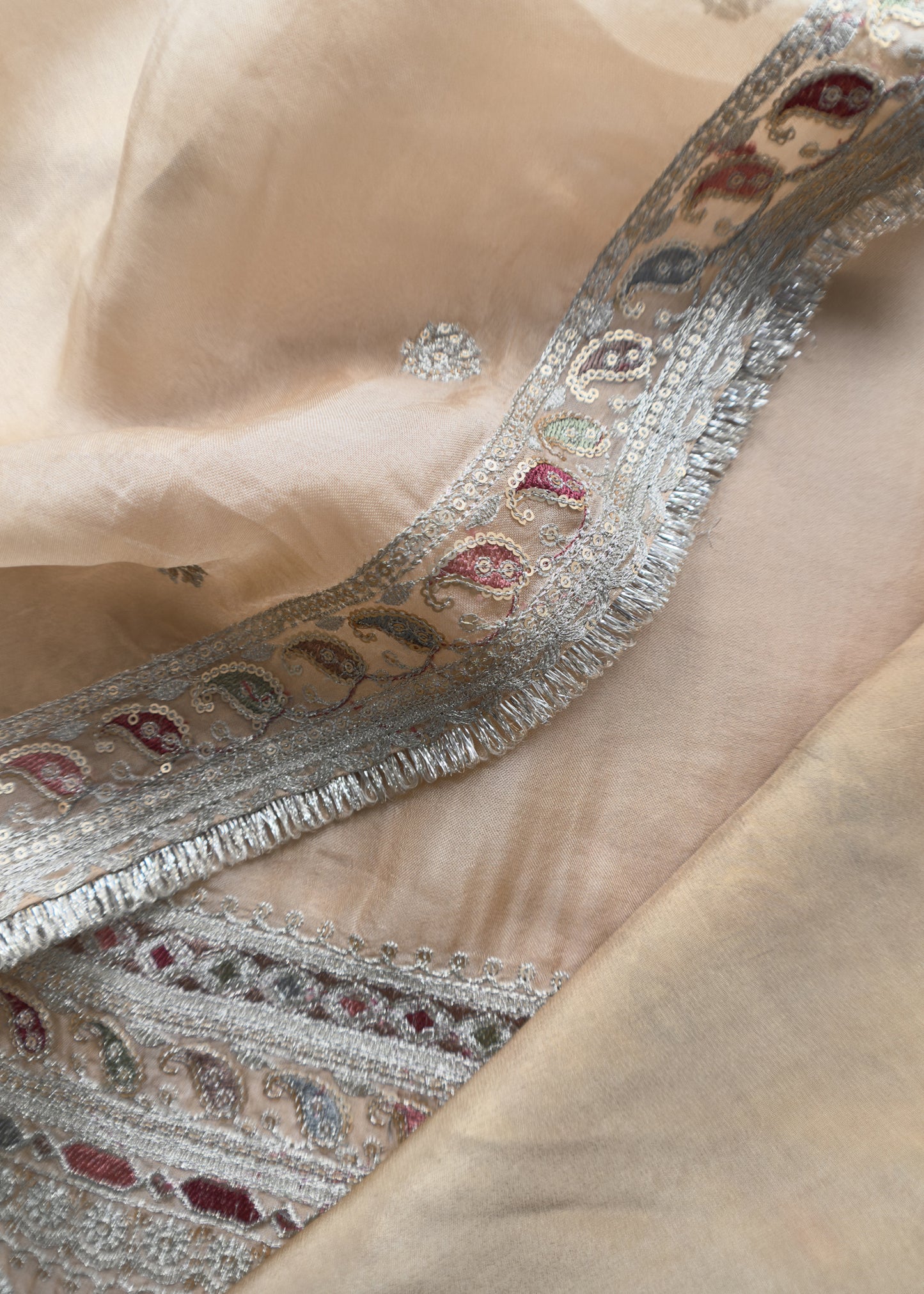 organza suit for the trousseau collection