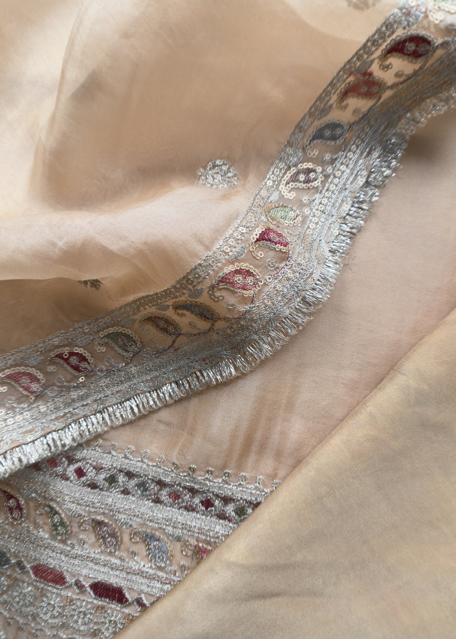 organza suit for the trousseau collection