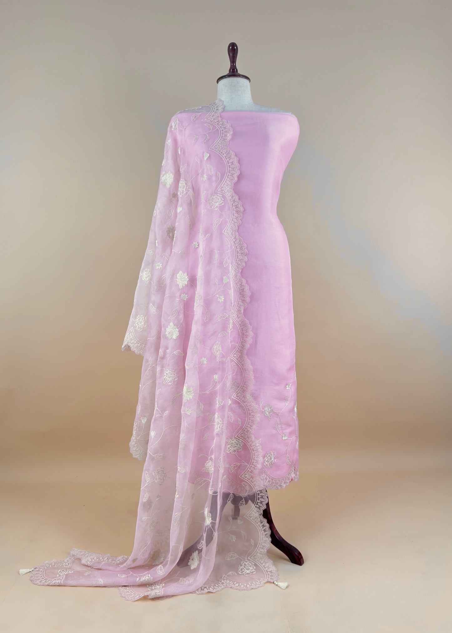 Festive celebration kora silk suit at the best price