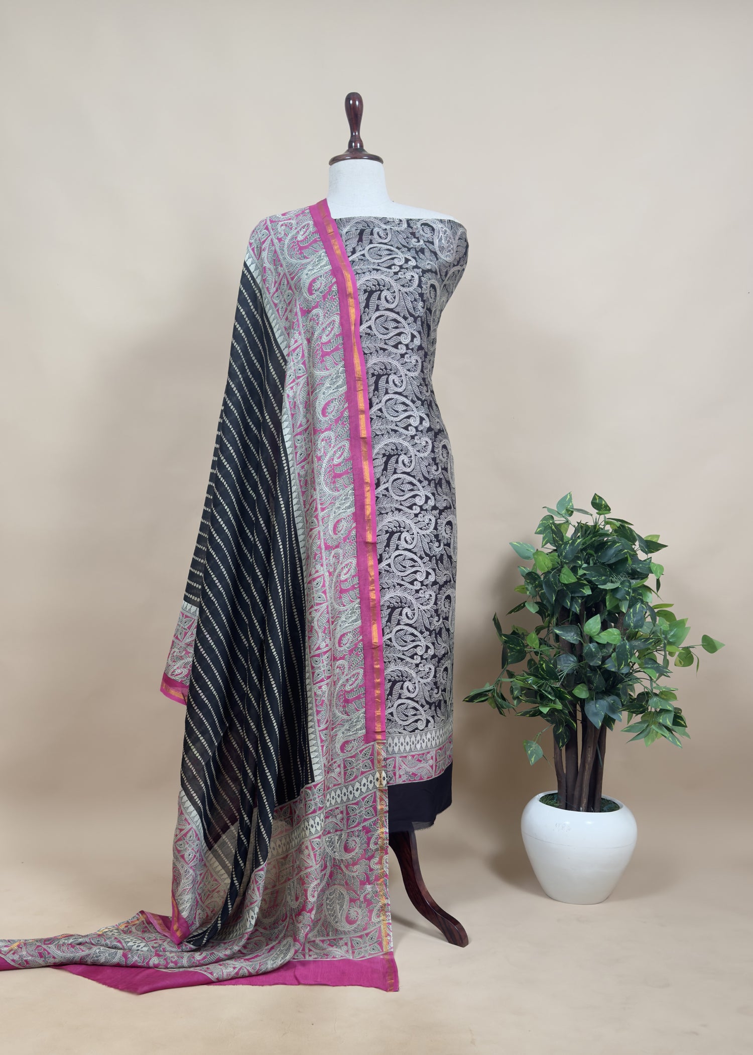 Pure maheshwari suit for women