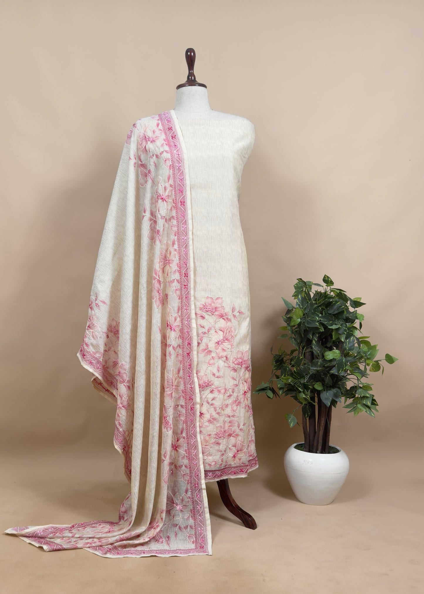 summer wear jamdani suit at the best price
