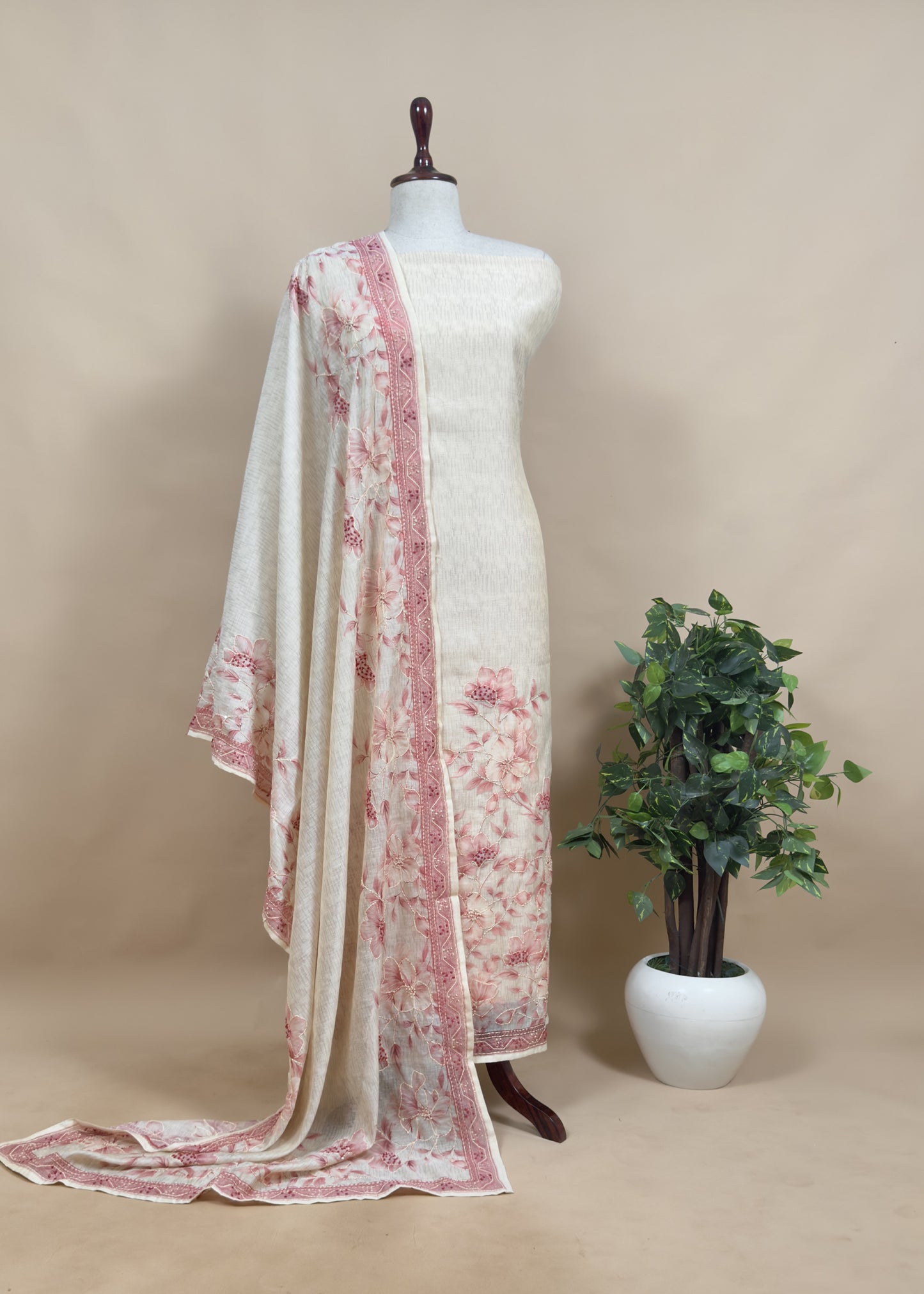 summer wear jamdani suit at the best price