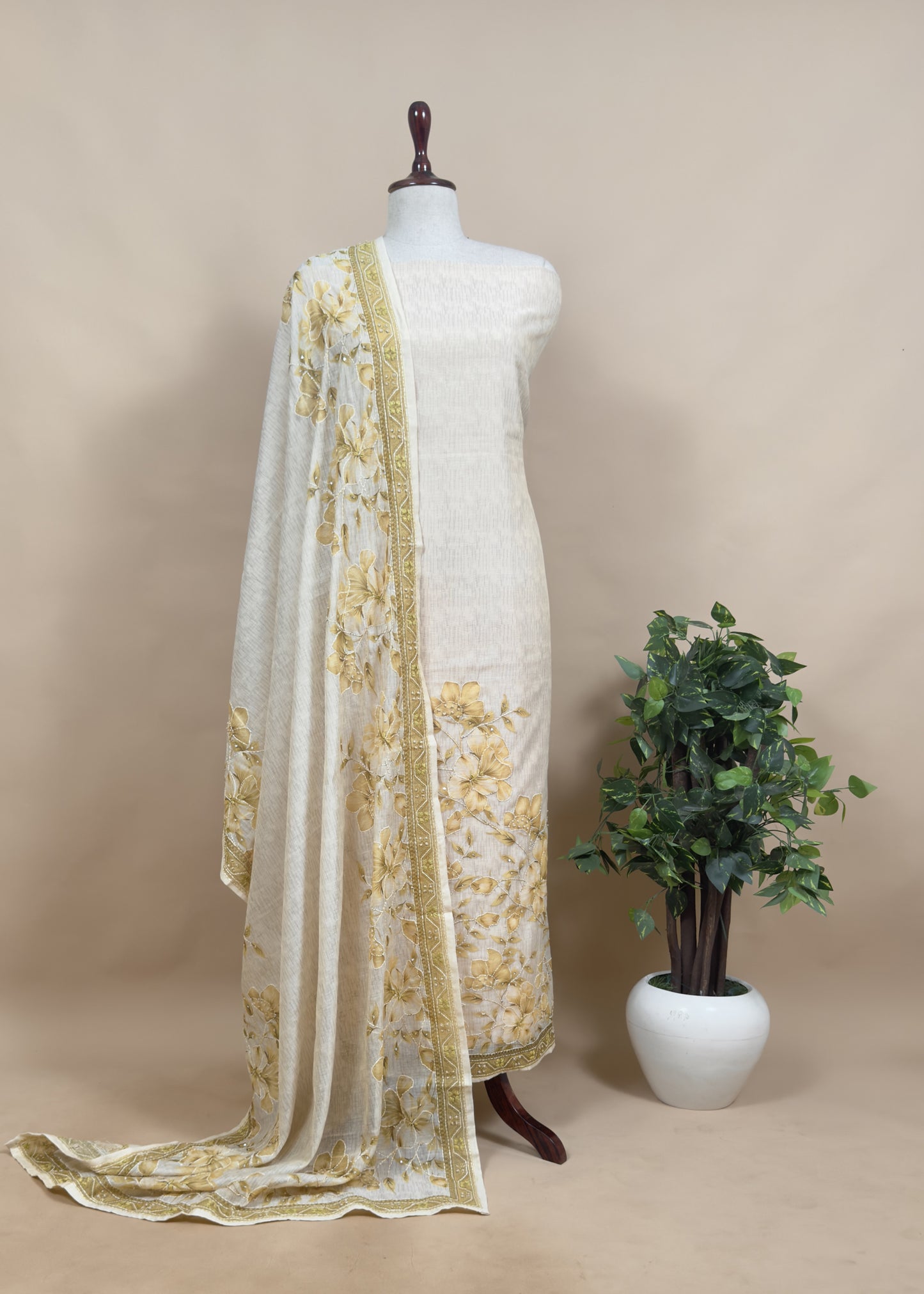 summer wear jamdani suit at the best price