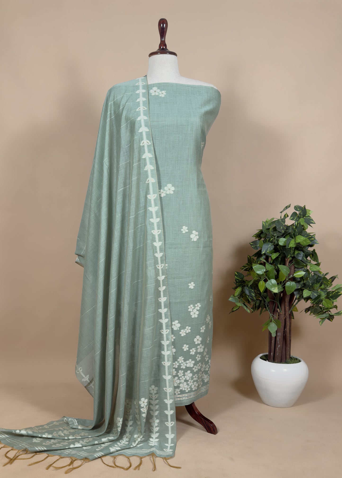 latest design jamdani suit