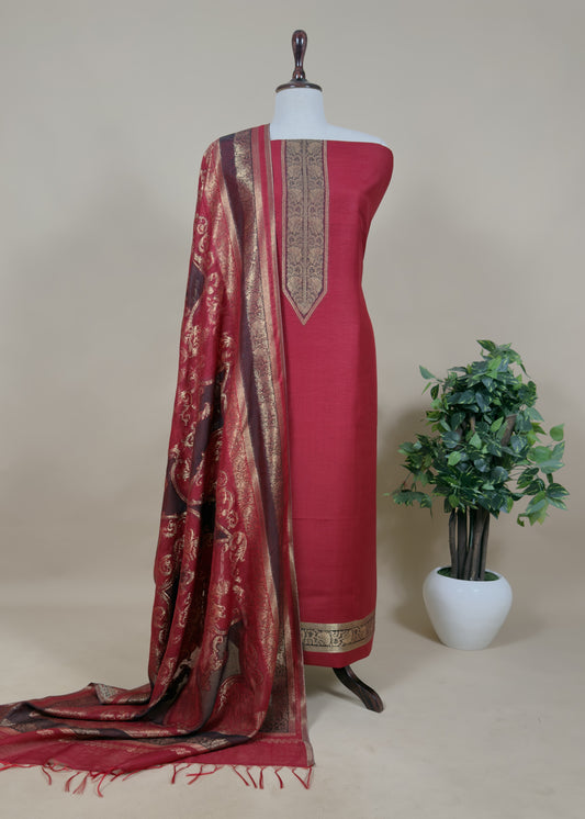 wedding wear kani silk suit