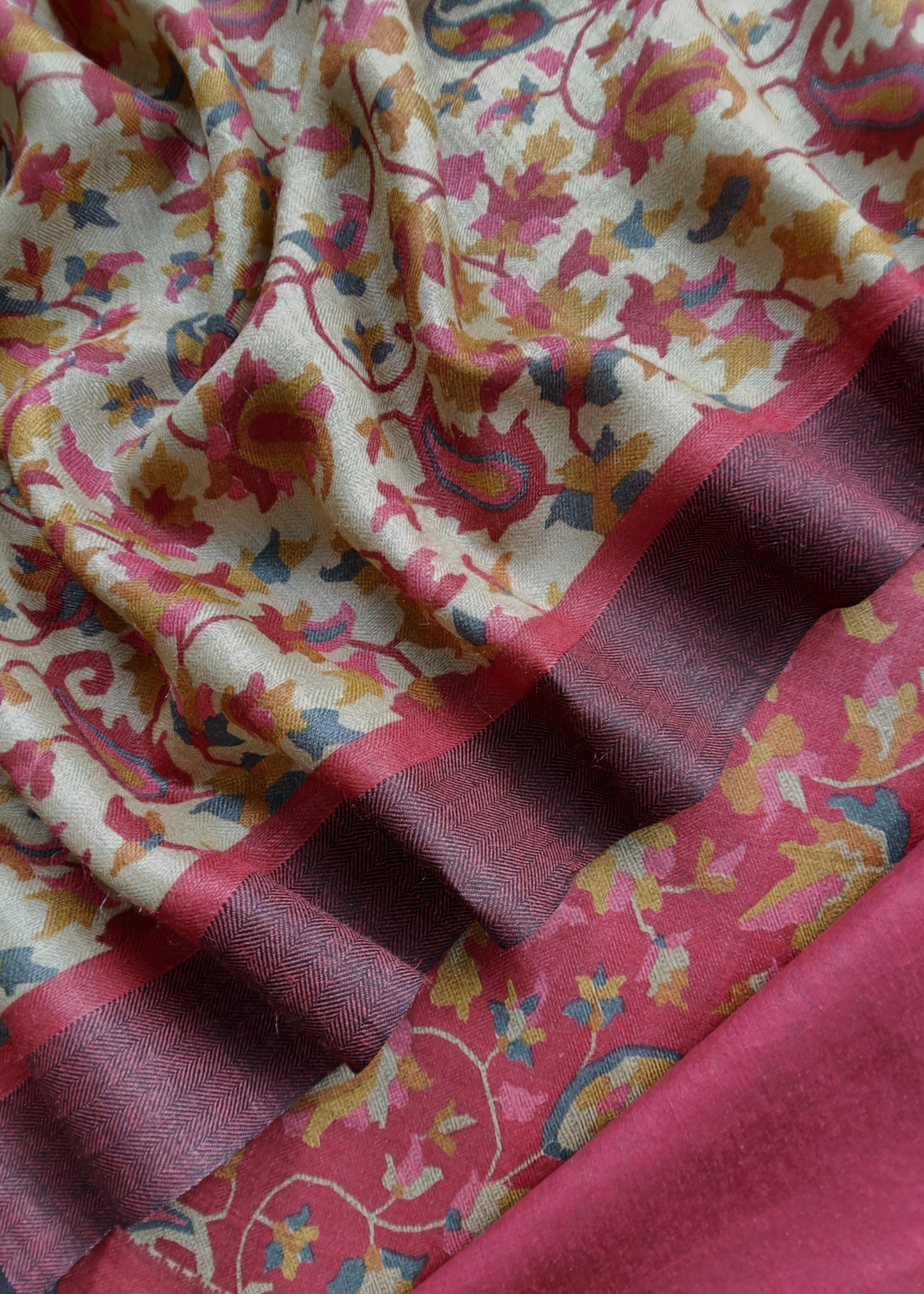 pure pashmina with kani suit