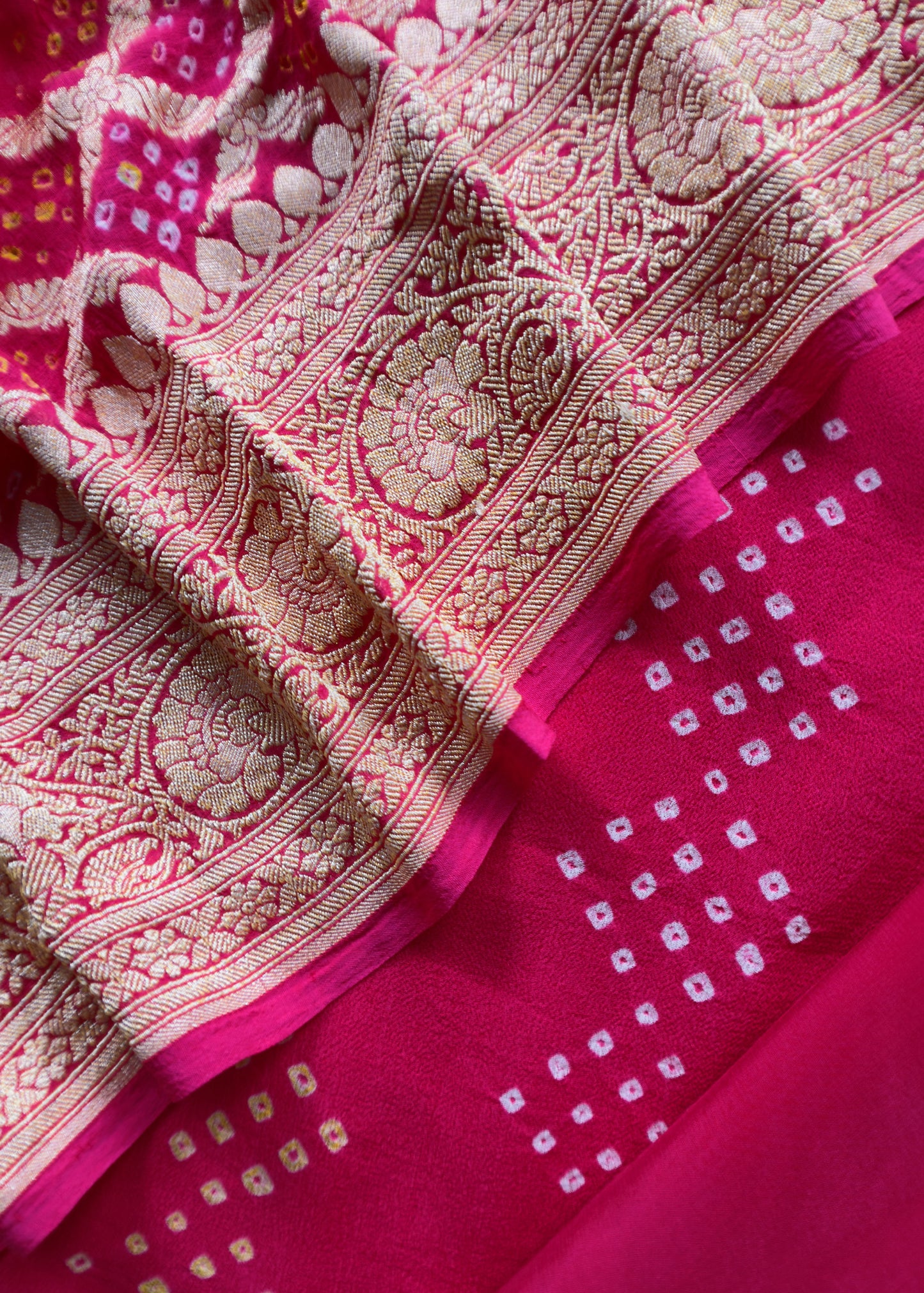 Khaddi Georgette Suit for bridal trousseau