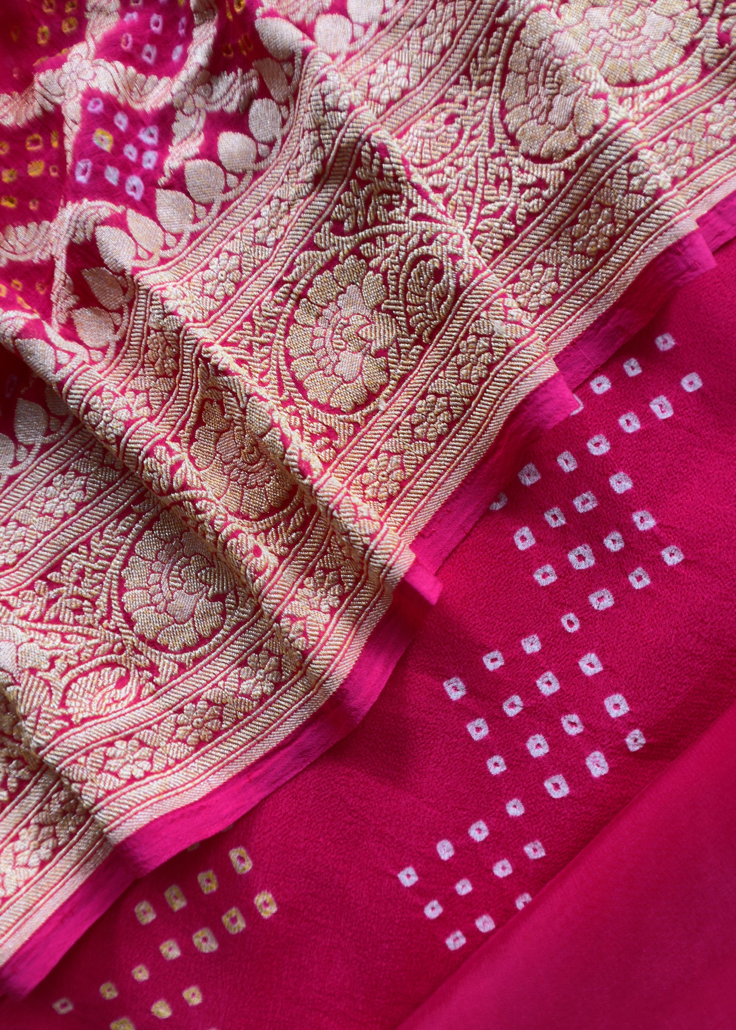 Khaddi Georgette Suit for bridal trousseau