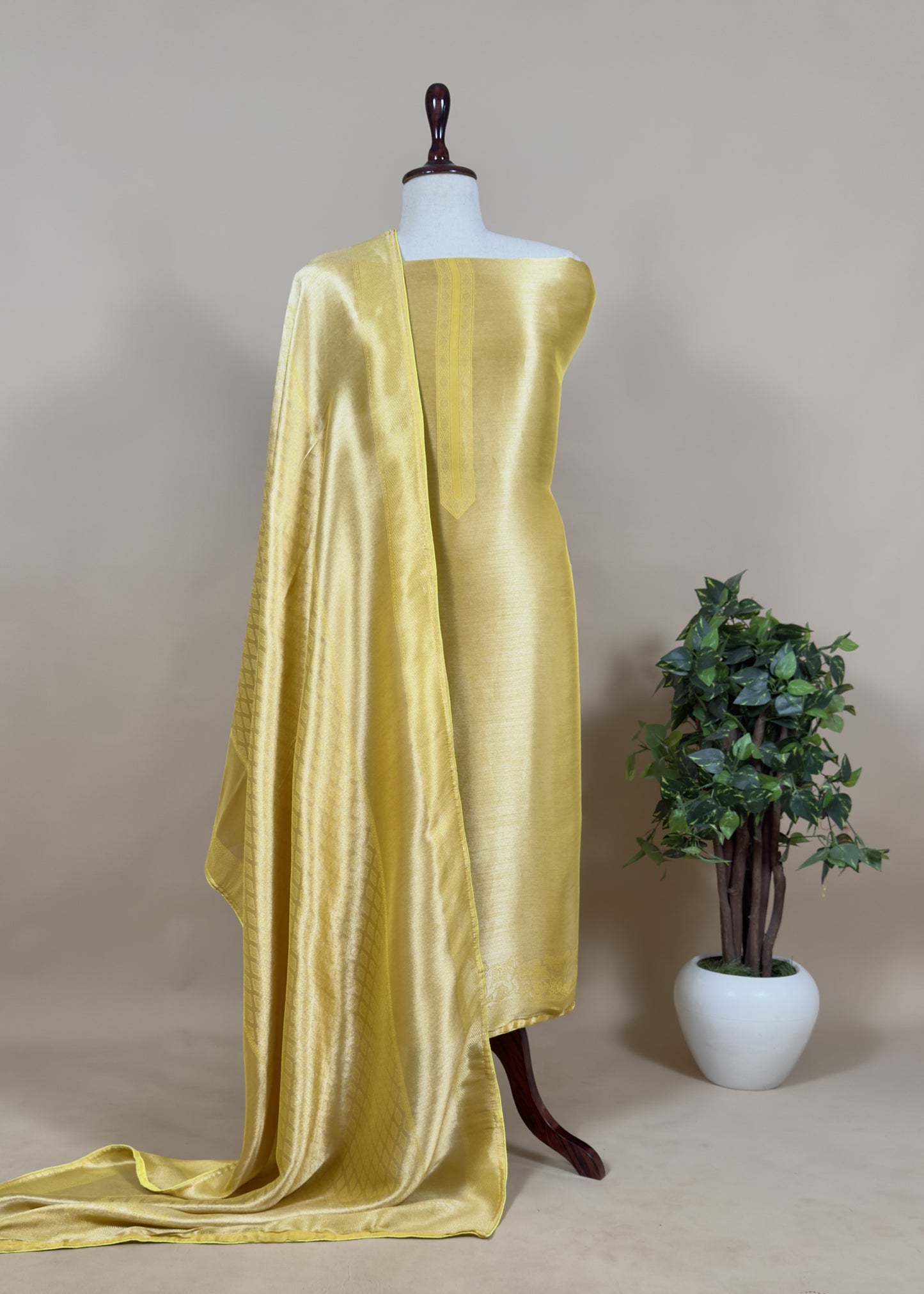 party wear brocade silk suit at the best price