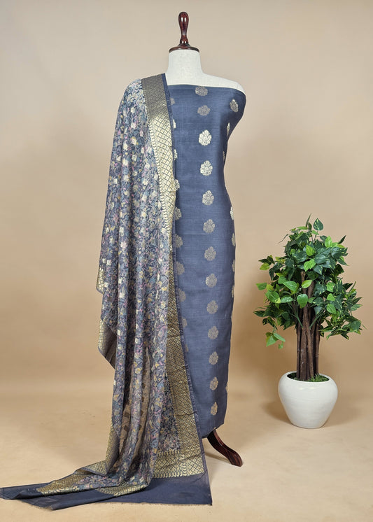 Wedding Wear Banarasi Suit In Silk