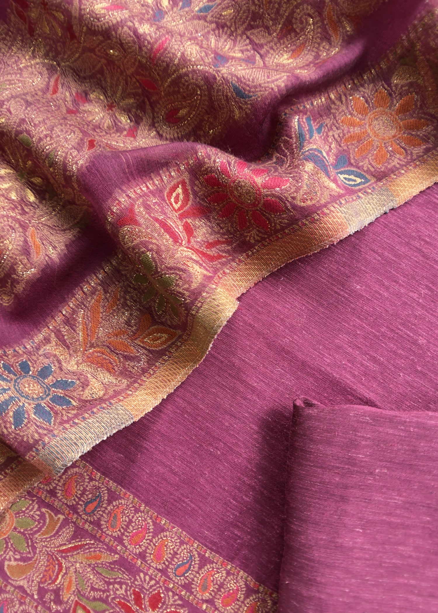 wedding wear kani silk suit