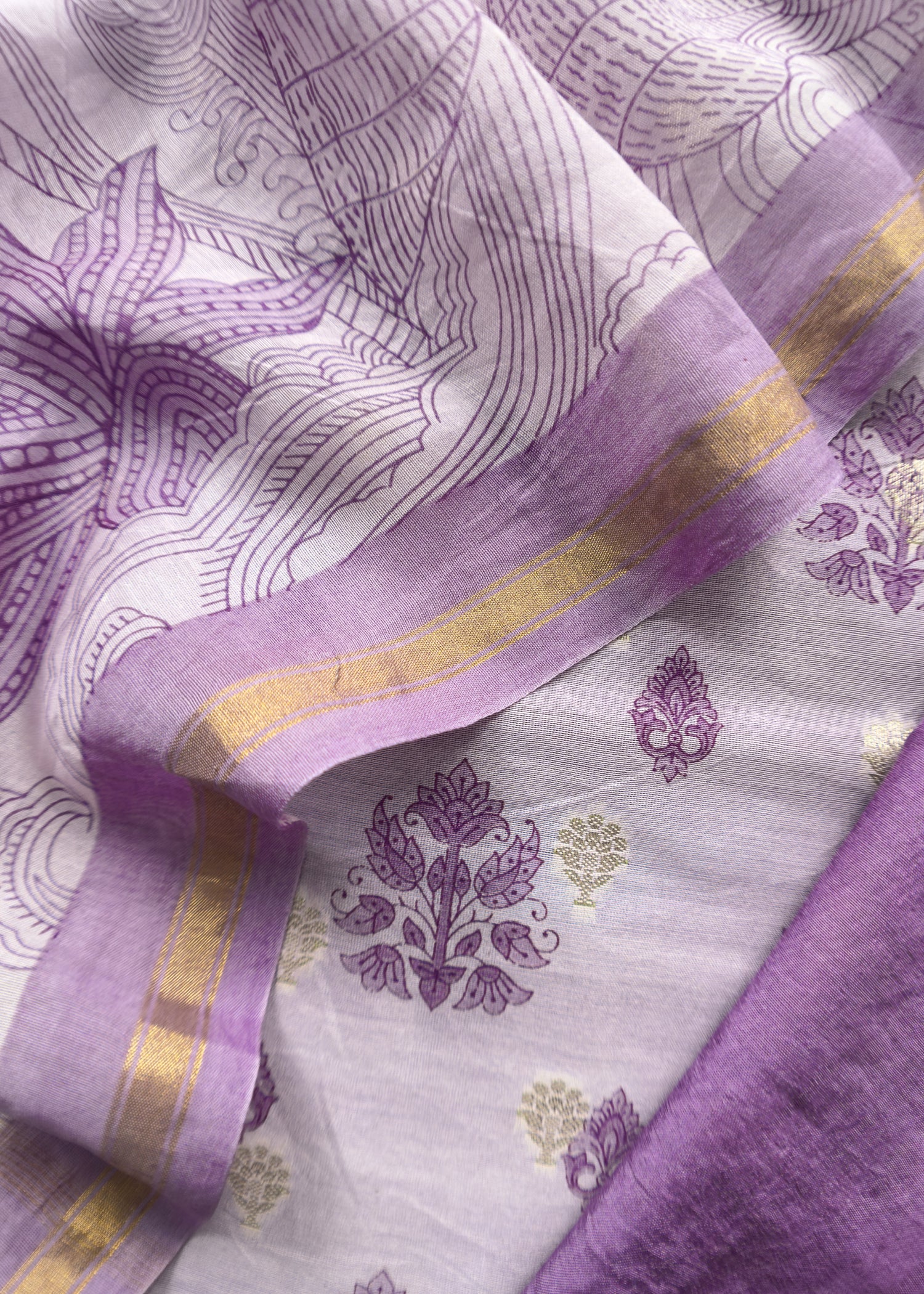 Maheshwari unstitched suit set at the best