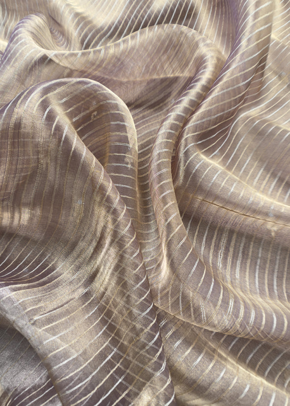 Purple Kalasheel Luxe Handwoven Banarasi Tissue Dupatta-Suit