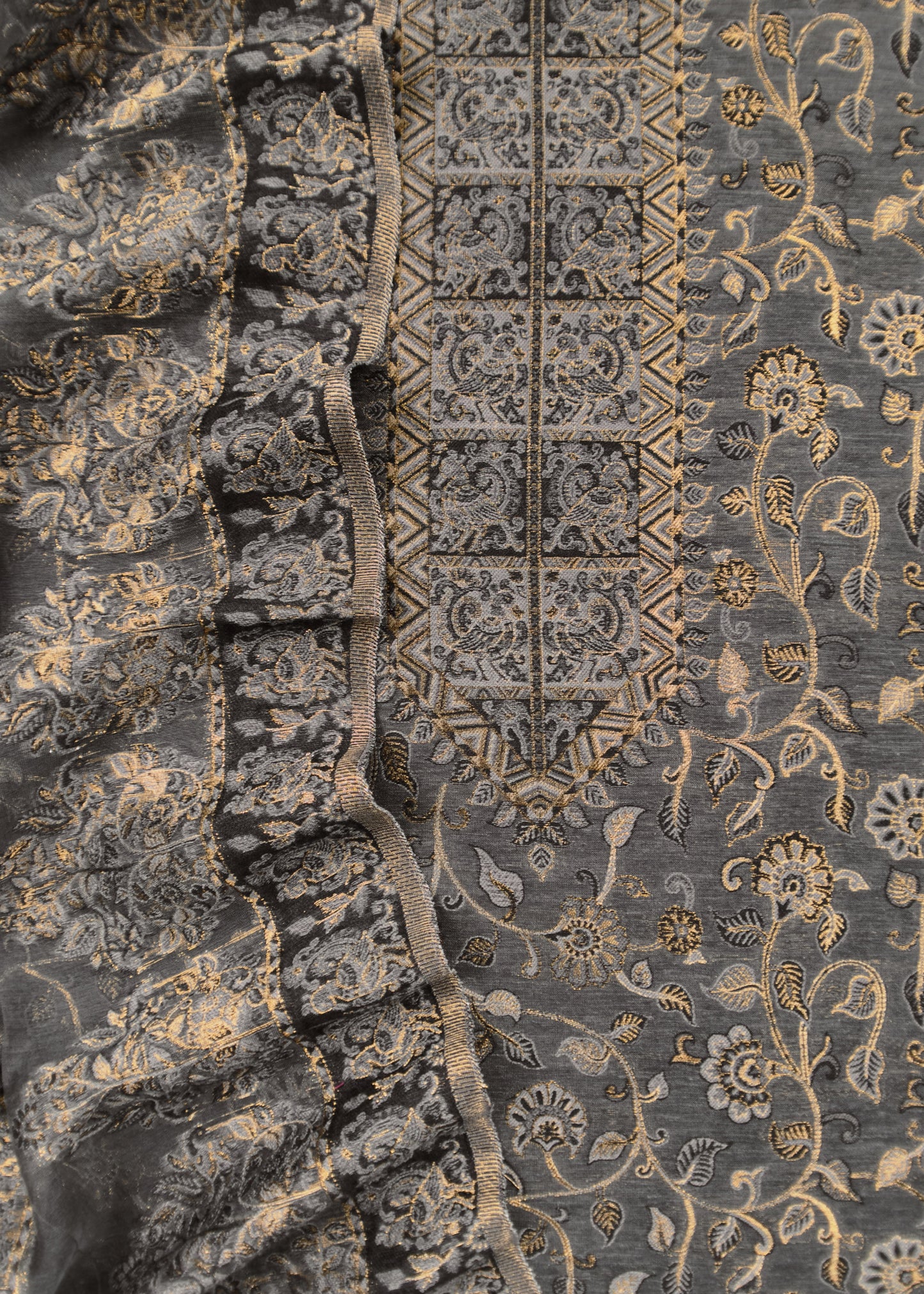 wedding wear kani silk suit