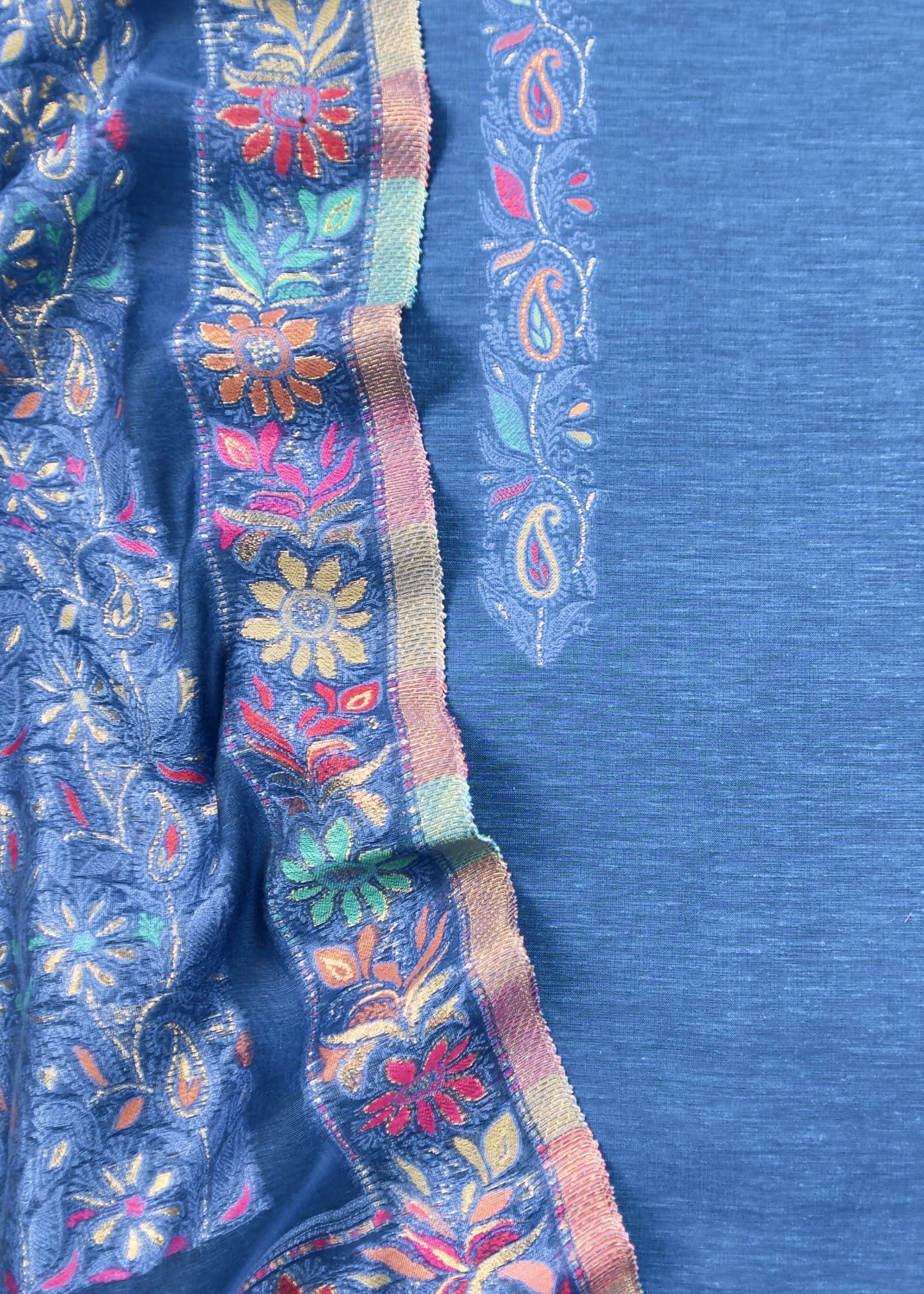 wedding wear kani silk suit