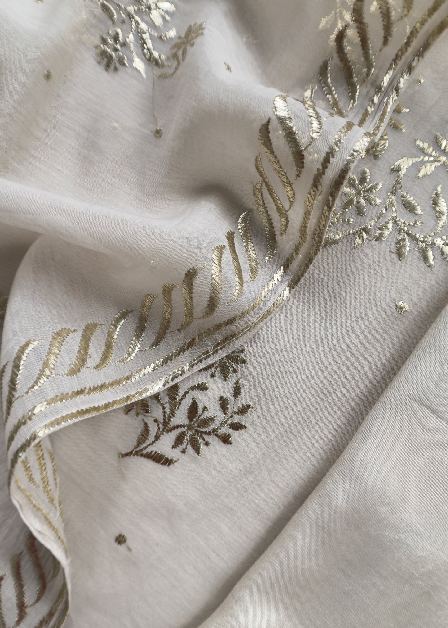 mul chanderi suit with dupatta