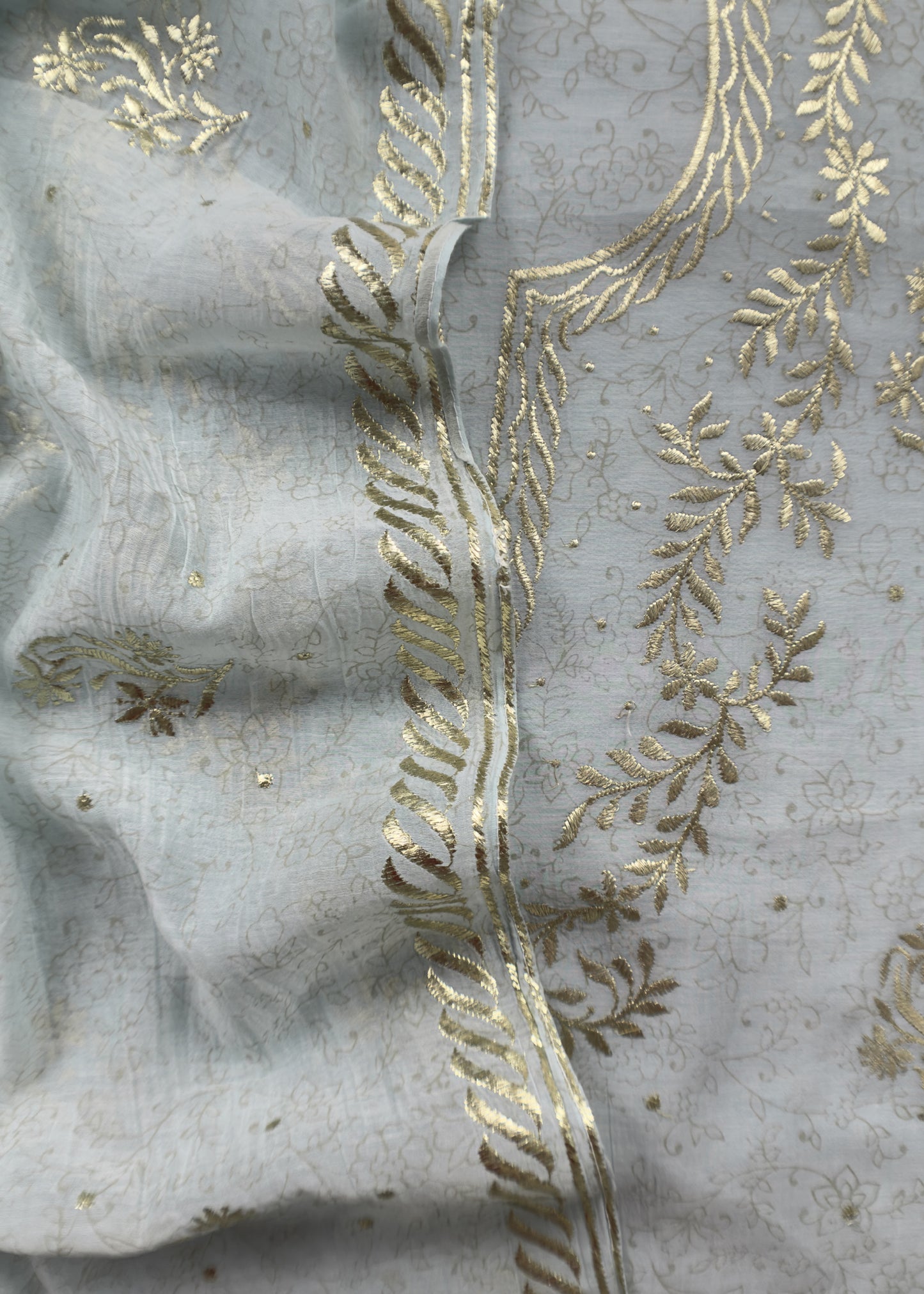 Summer wear suit pure mul chanderi fabric