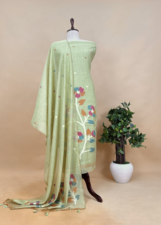jamdani weaved suit for gifting mom