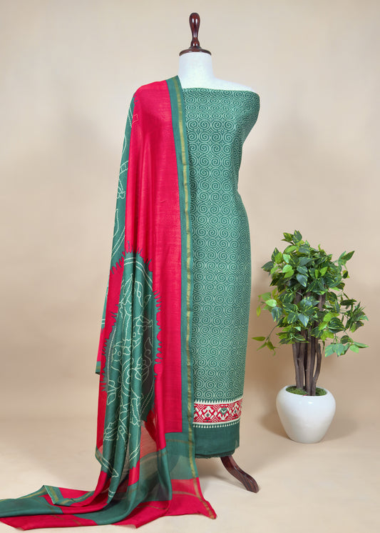 Pure maheshwari suit for women
