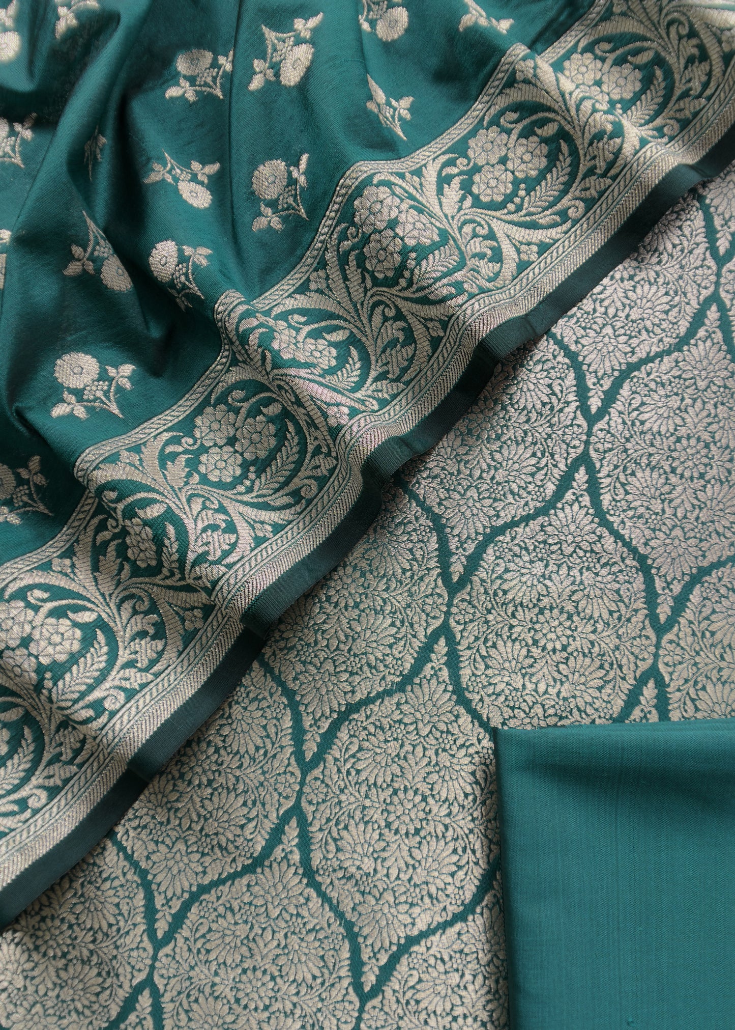 Shop designer katan silk suit for party and wedding celebration