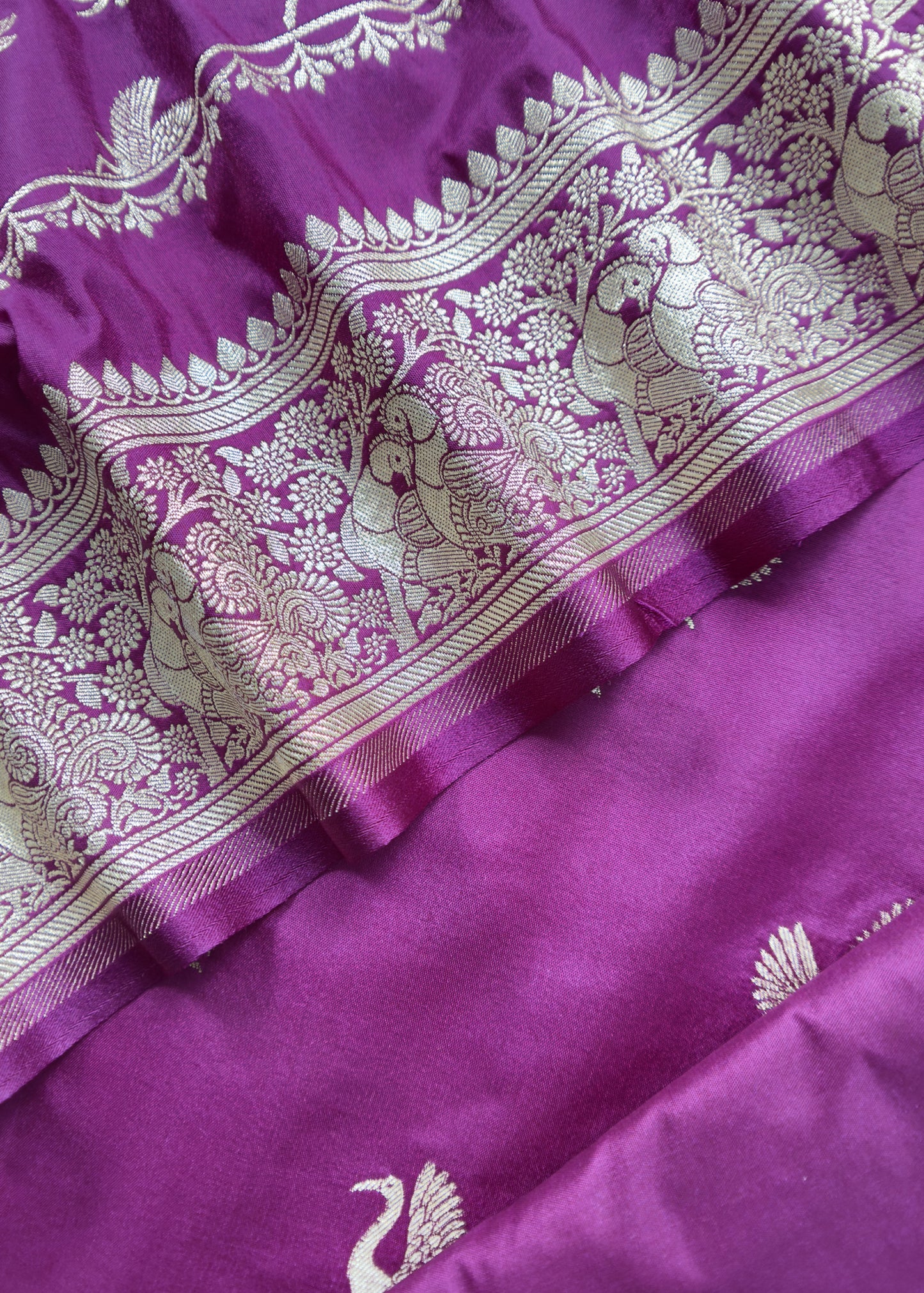 Indian ethnic wear katan silk suit for bridal wear