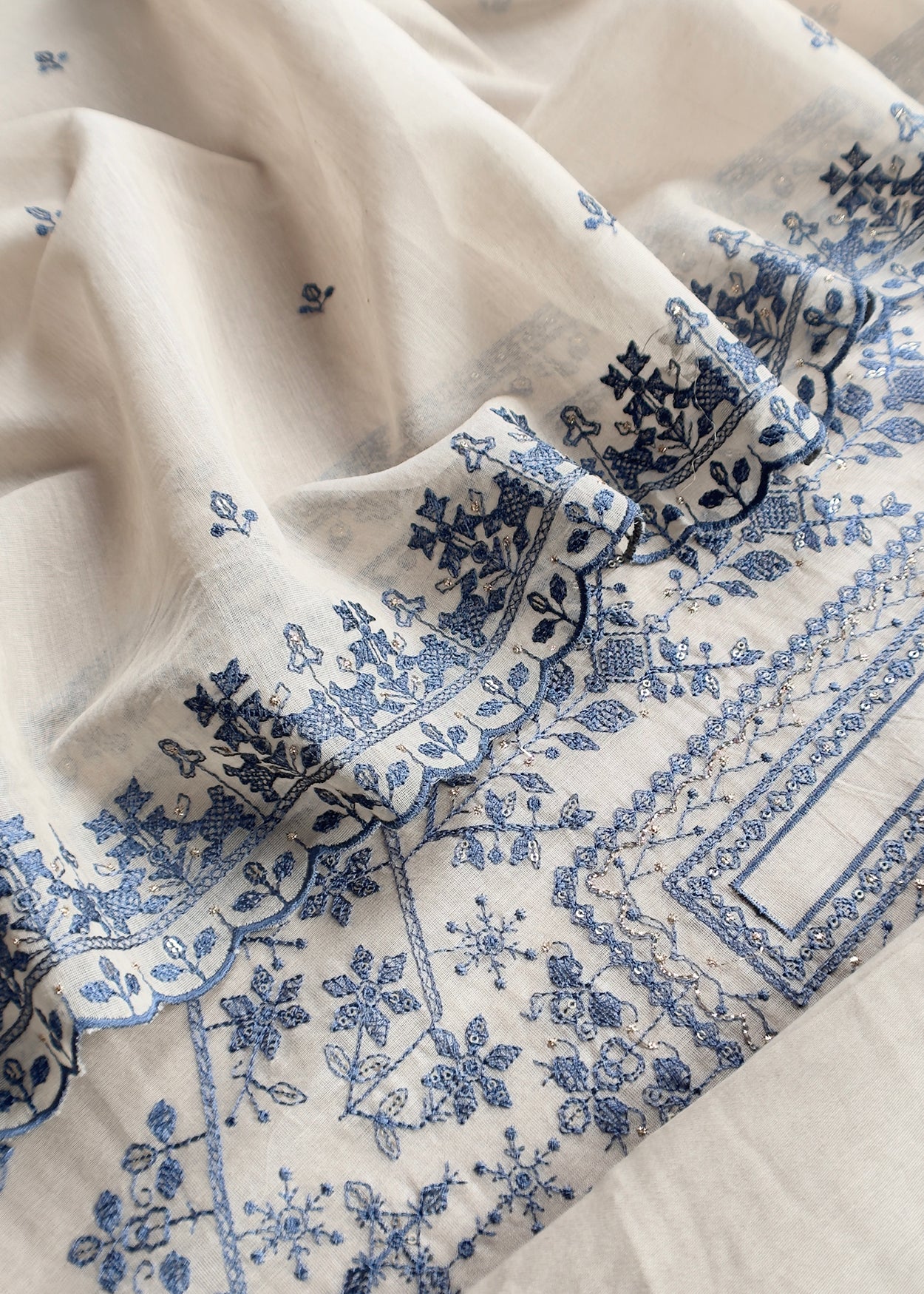 Indian ethnic wear mulmul suits for women