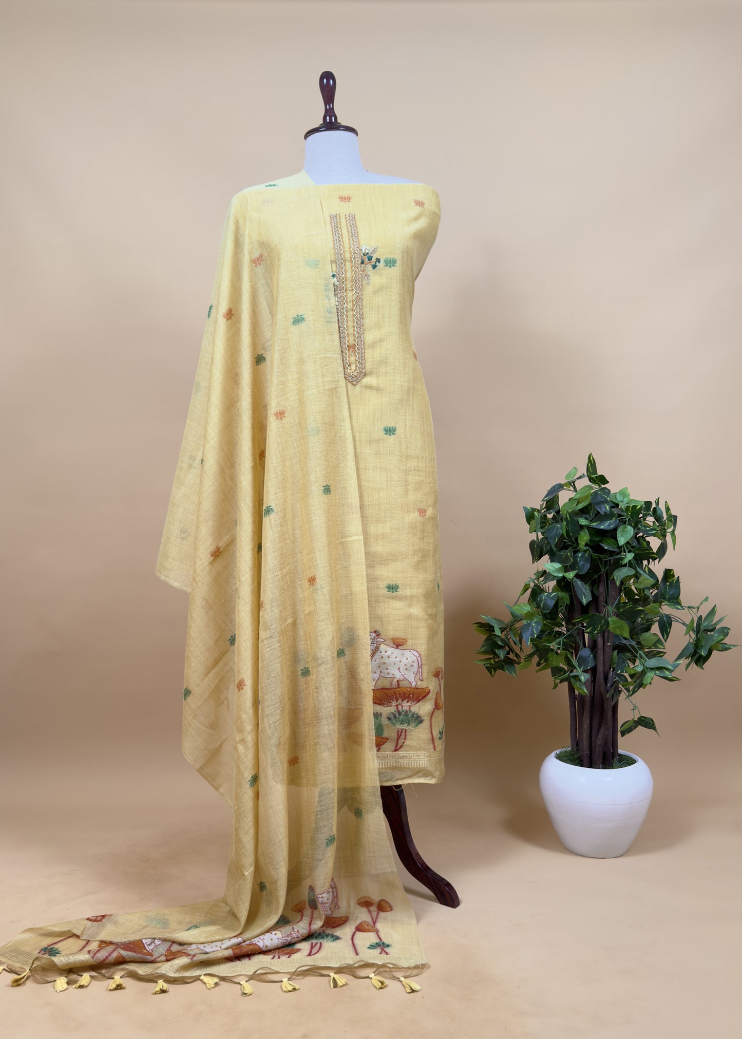 Premium quality jamdani suit for women