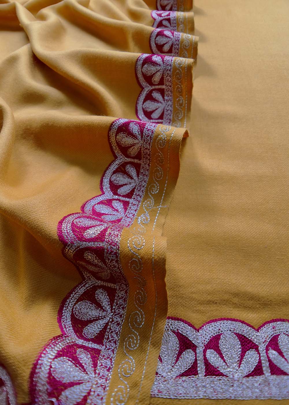 Woolen Suit With Aari Embroidery