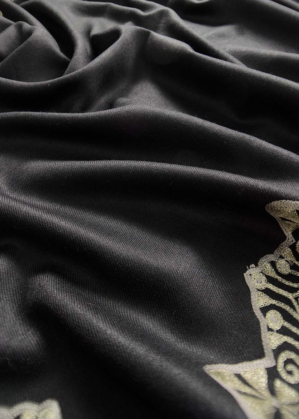 Versatile Fashion: Black Wool Suit