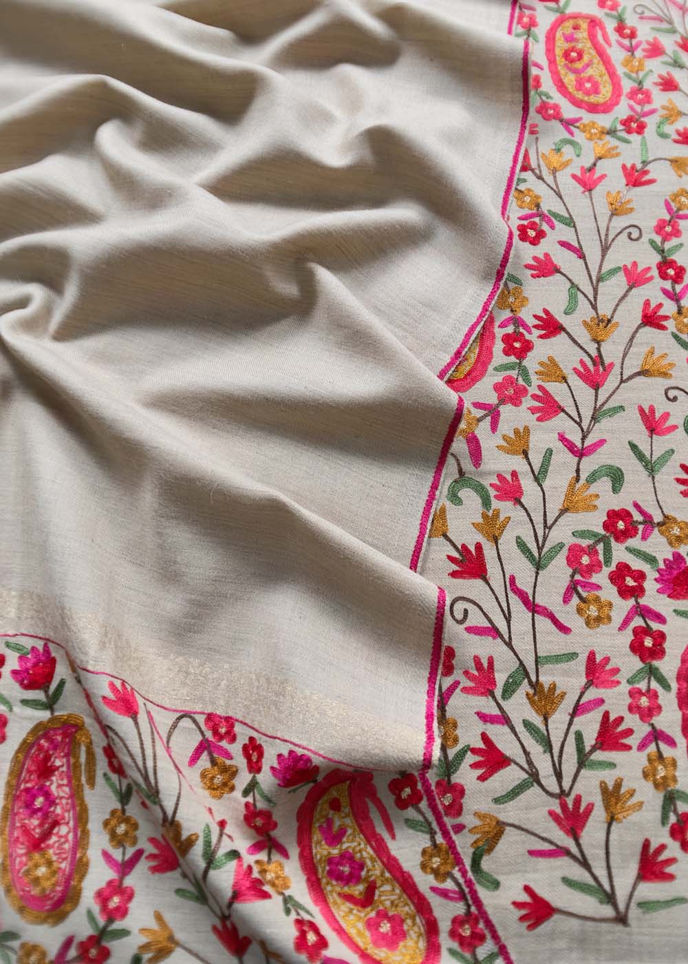 Premium Merino Wool Fabric Texture