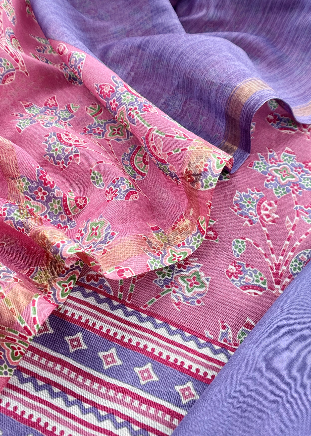 Maheshwari silk suit gifting for women