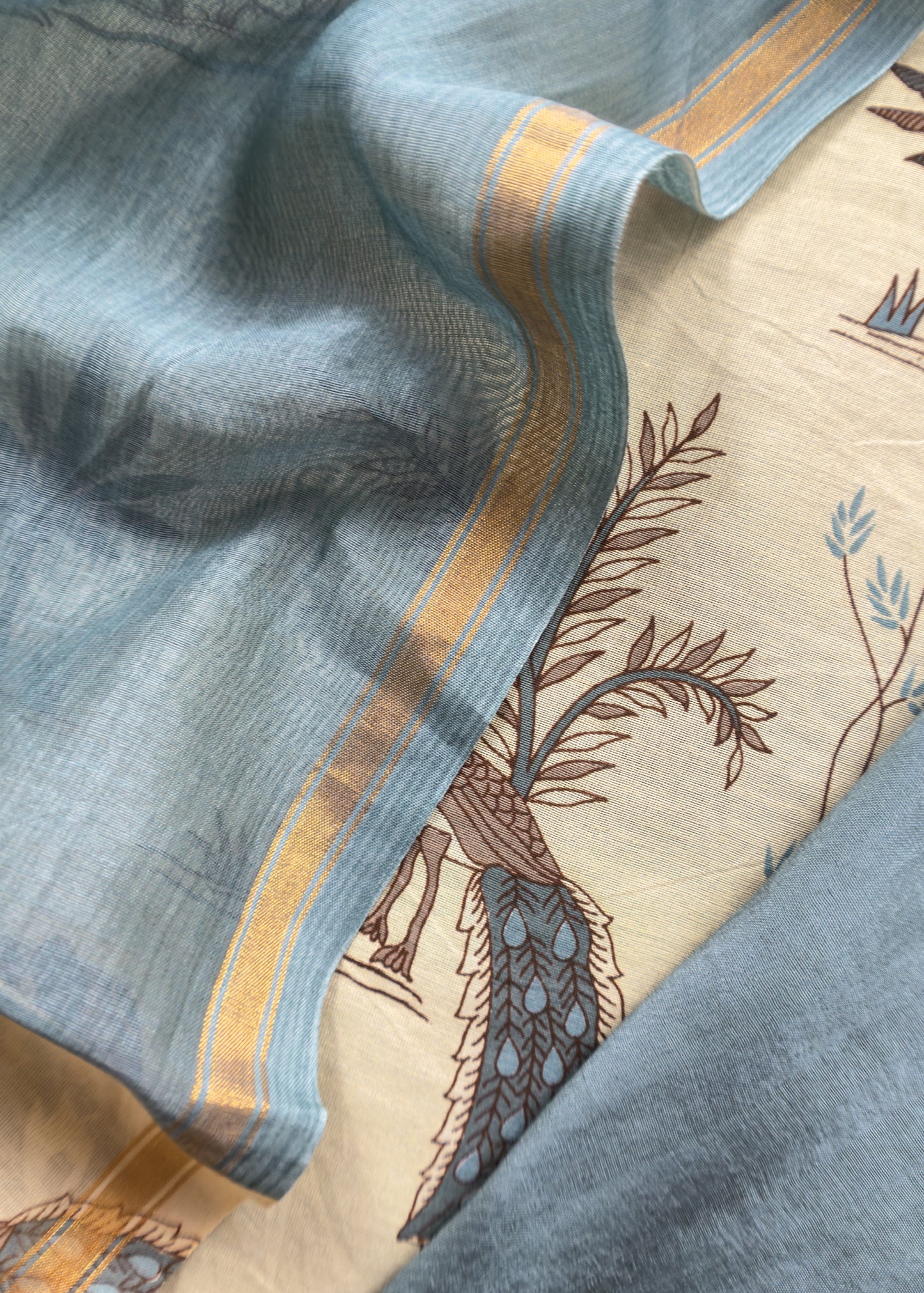 Shikagarh Maheshwari Silk Suit Fabric