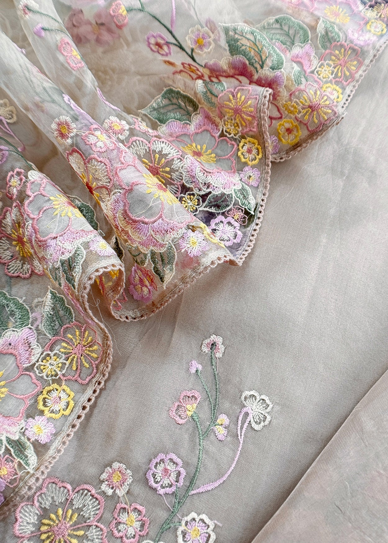Buy pure organza suit at the best price