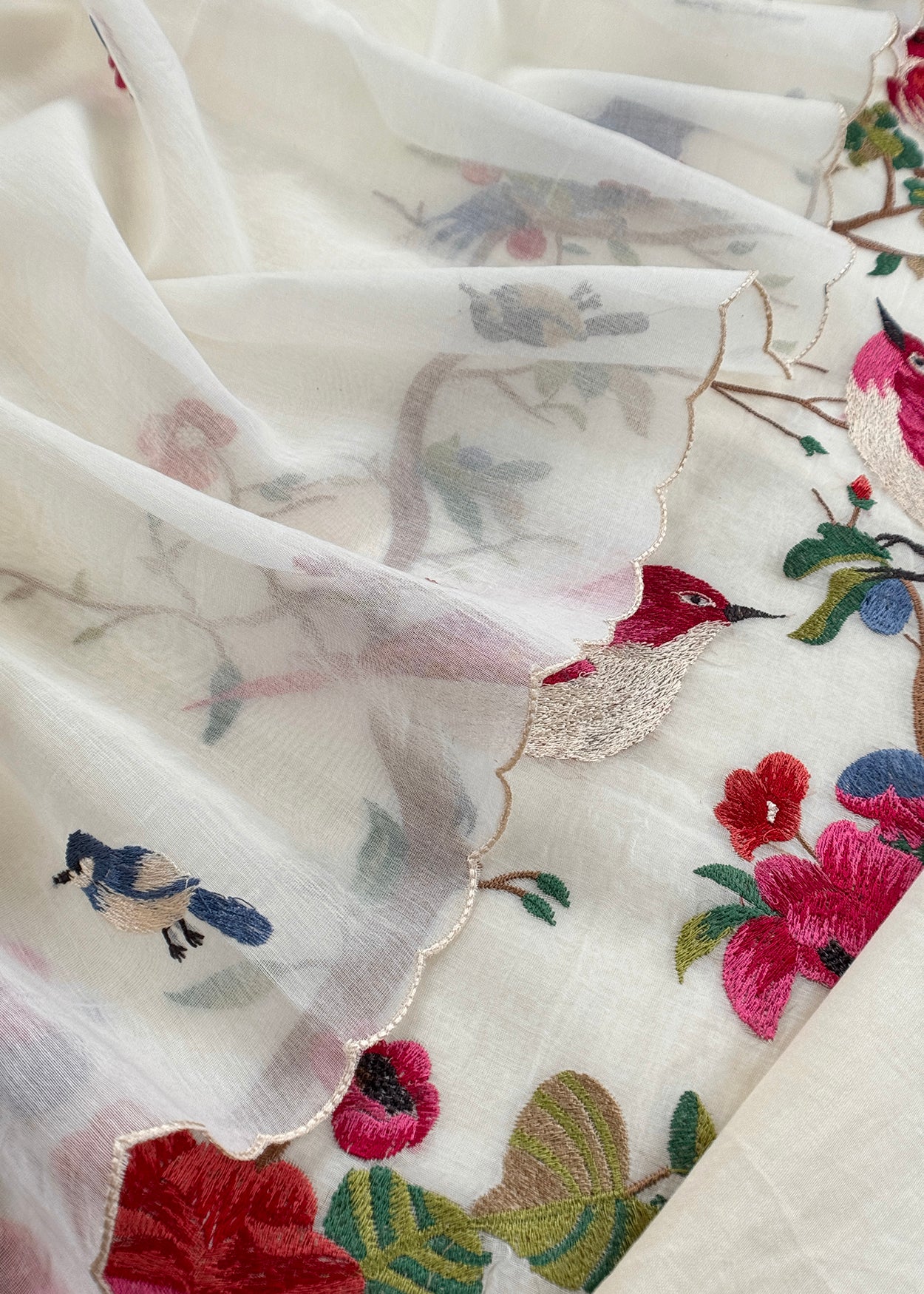 pure mul cotton suit fabric