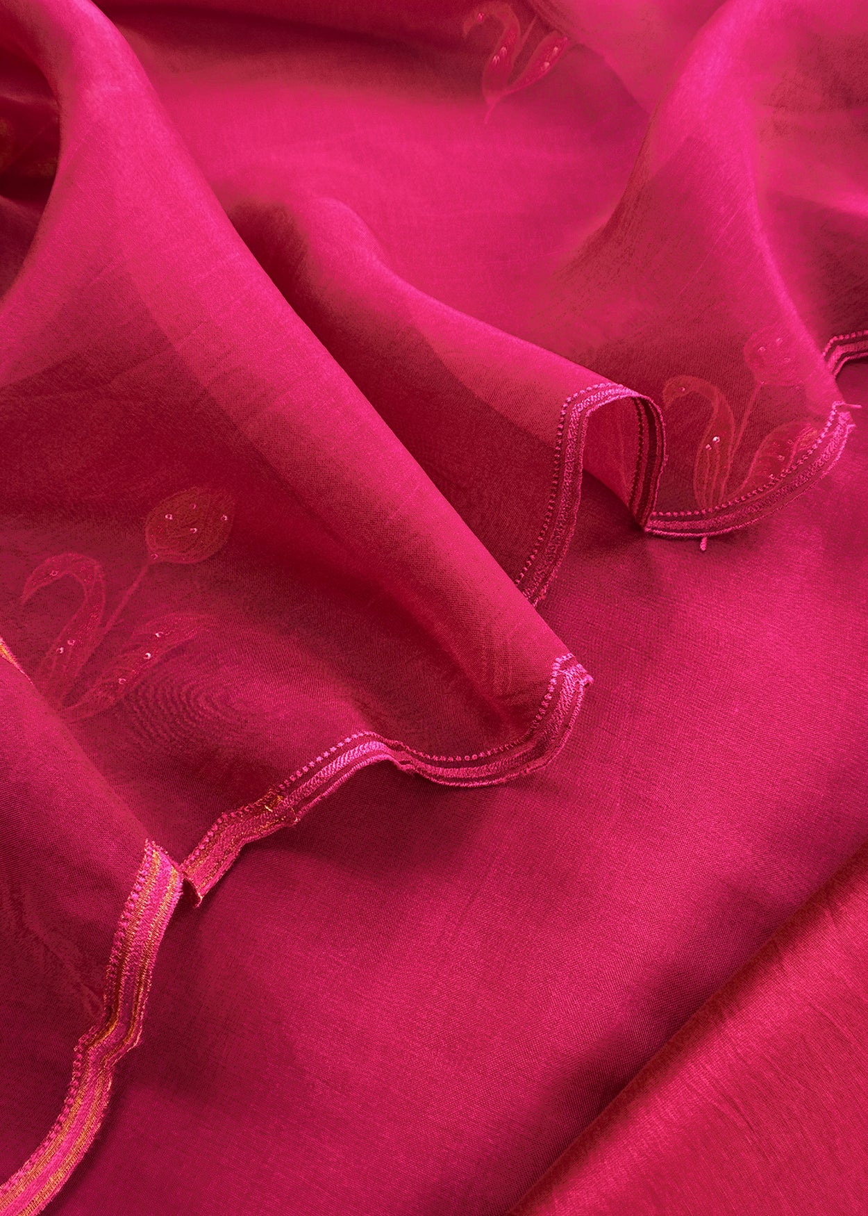 Indian traditional wear organza fabric