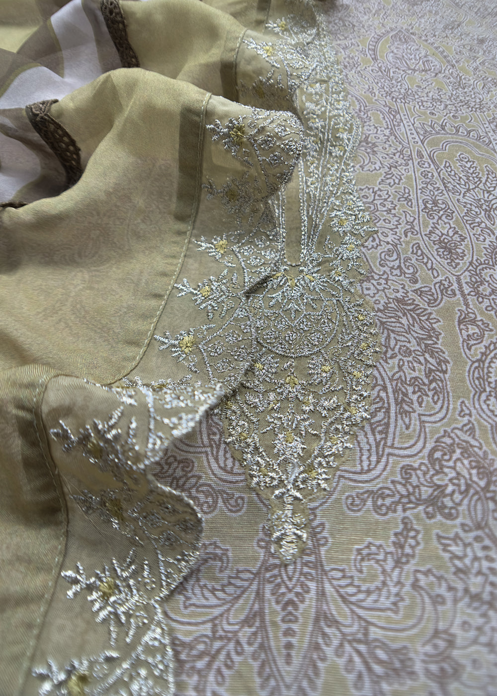 unstitched designer wear suits