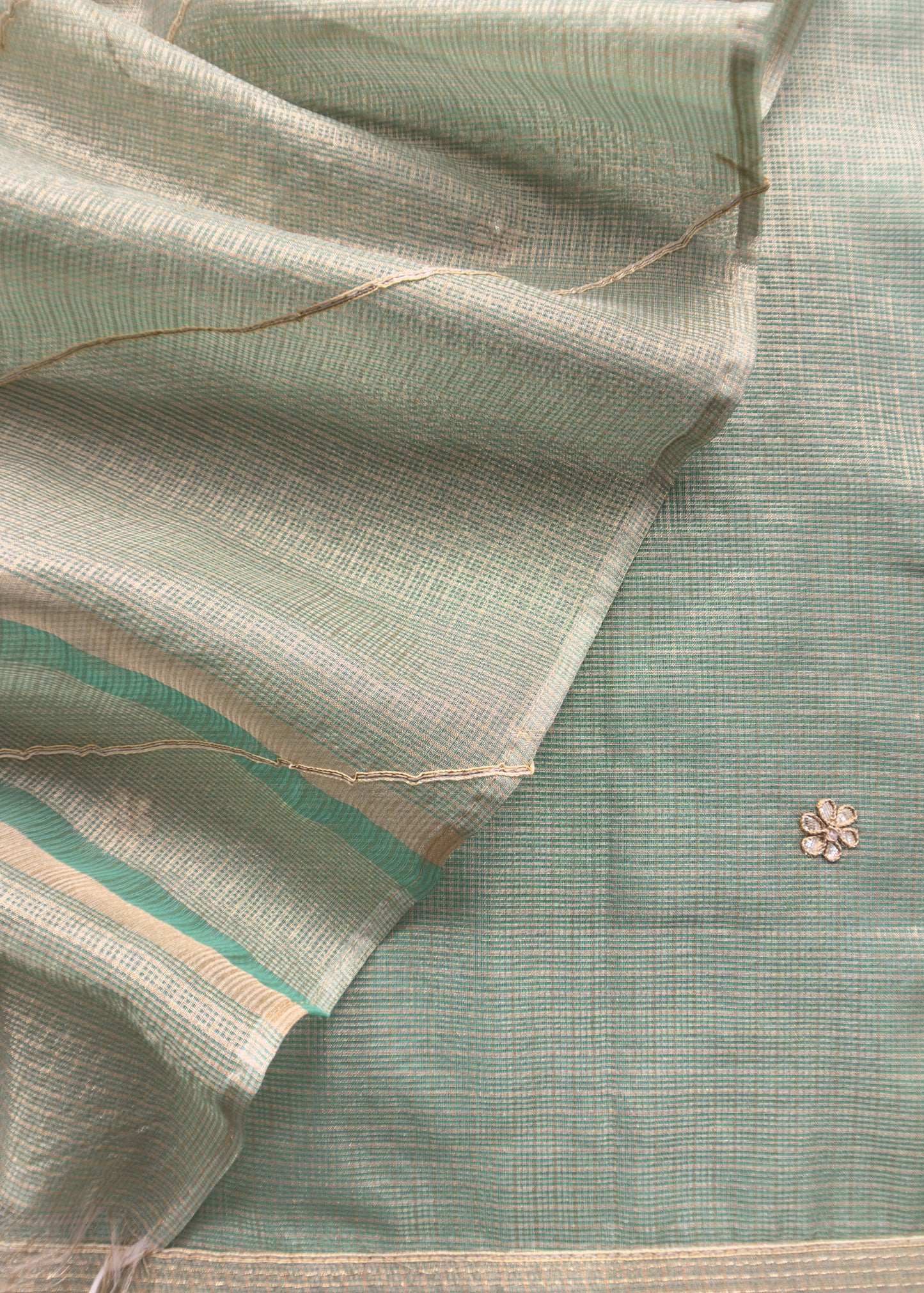 Festive wear Tissue Silk Suit
