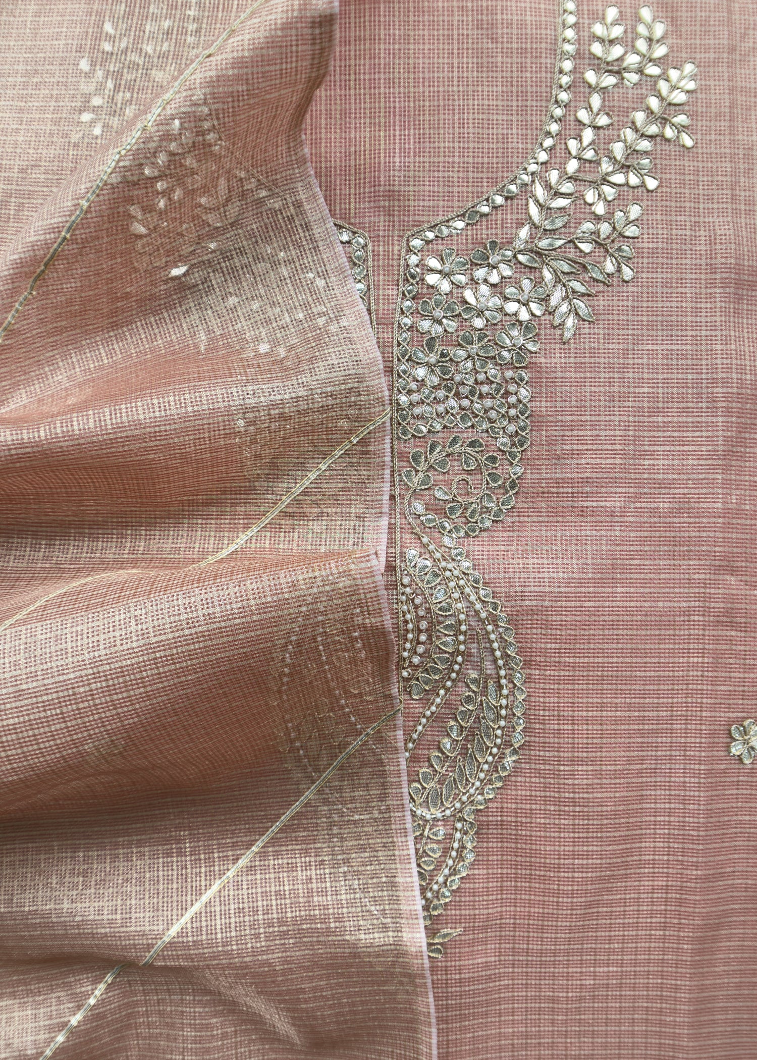 Festive wear tissue suit set